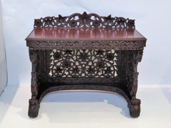 Anglo-Indian Pierced Sideboard