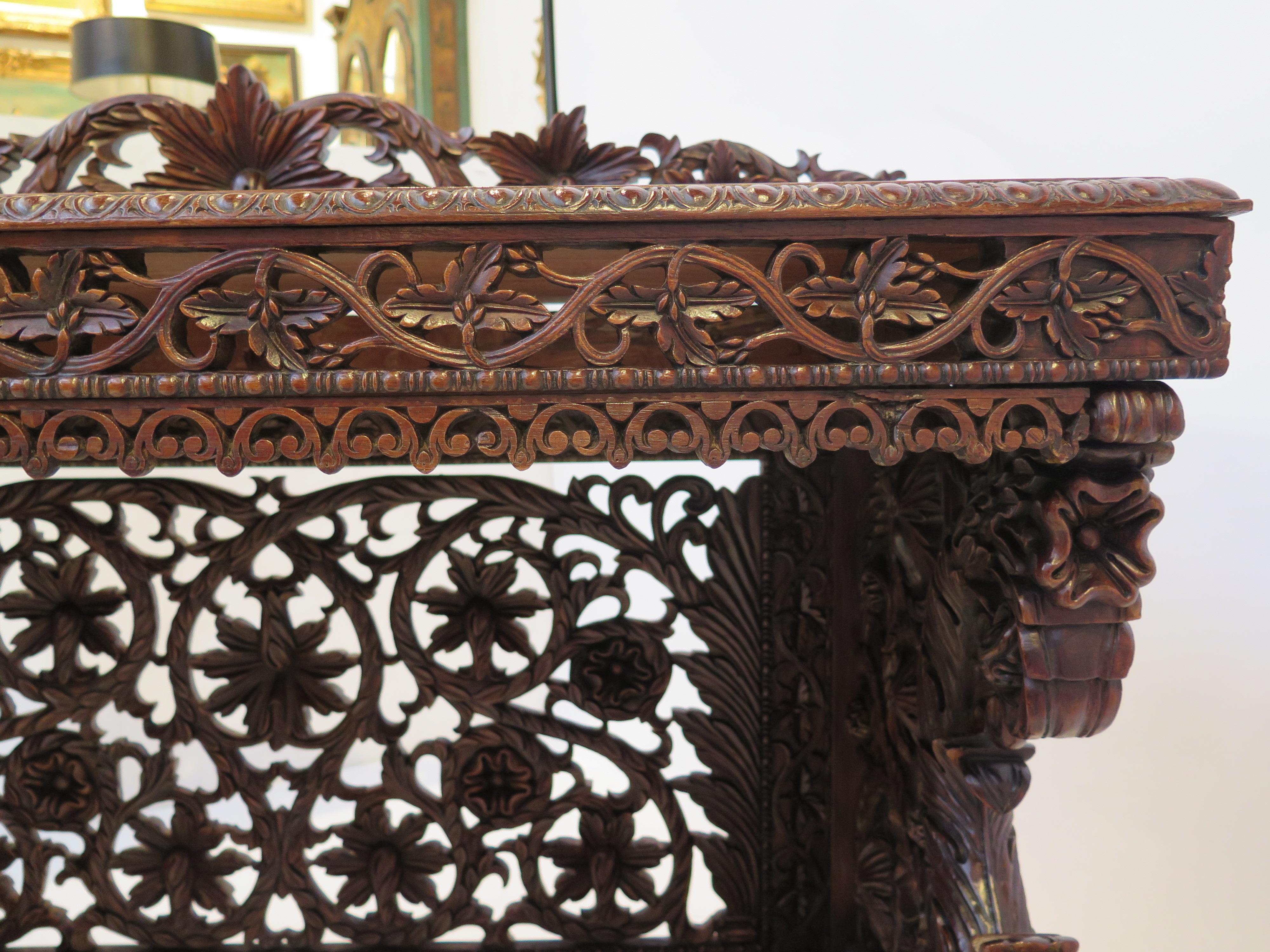 Anglo-Indian Pierced Sideboard For Sale 2