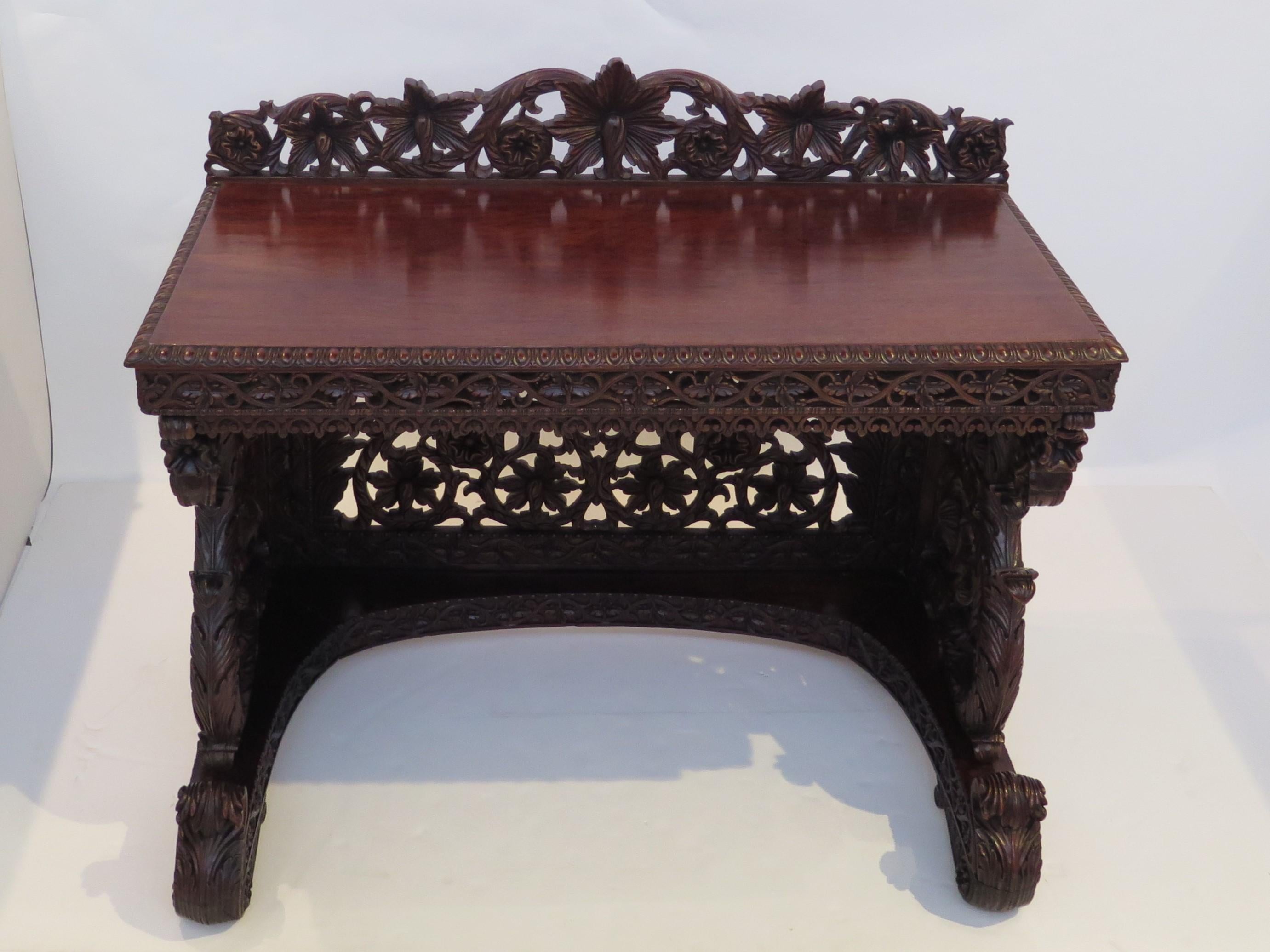 Anglo-Indian Pierced Sideboard For Sale 3