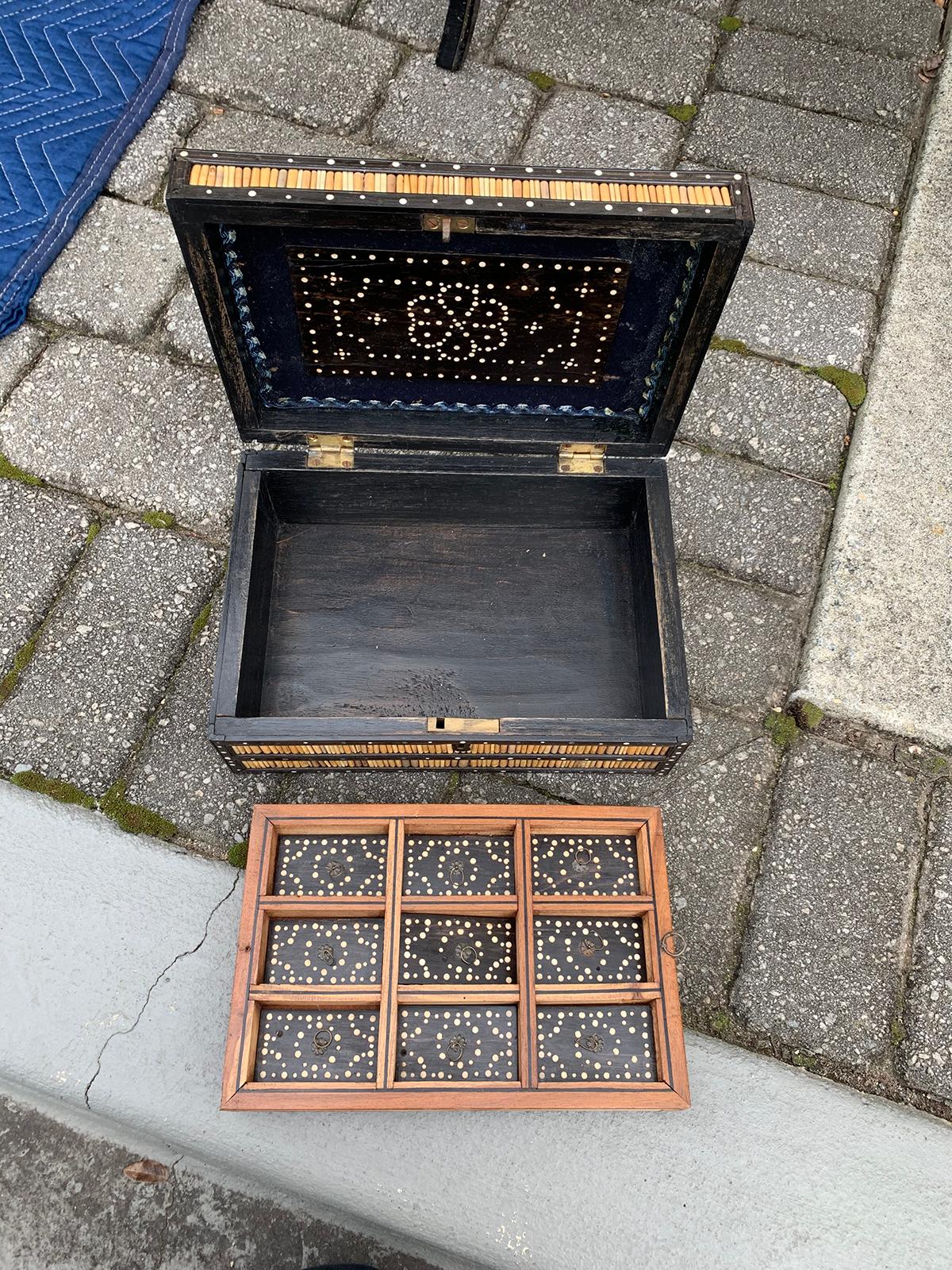 Anglo-Indian Quill Box, circa 1860 1