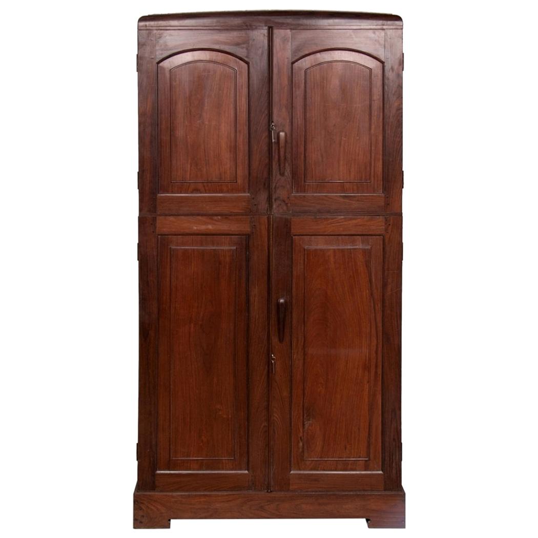 Anglo Indian Rosewood Cabinet from Kerala, c.1930 For Sale