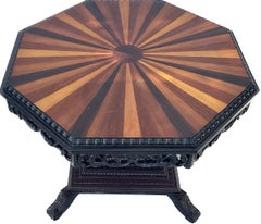 Anglo Indian Specimen Wooden Table