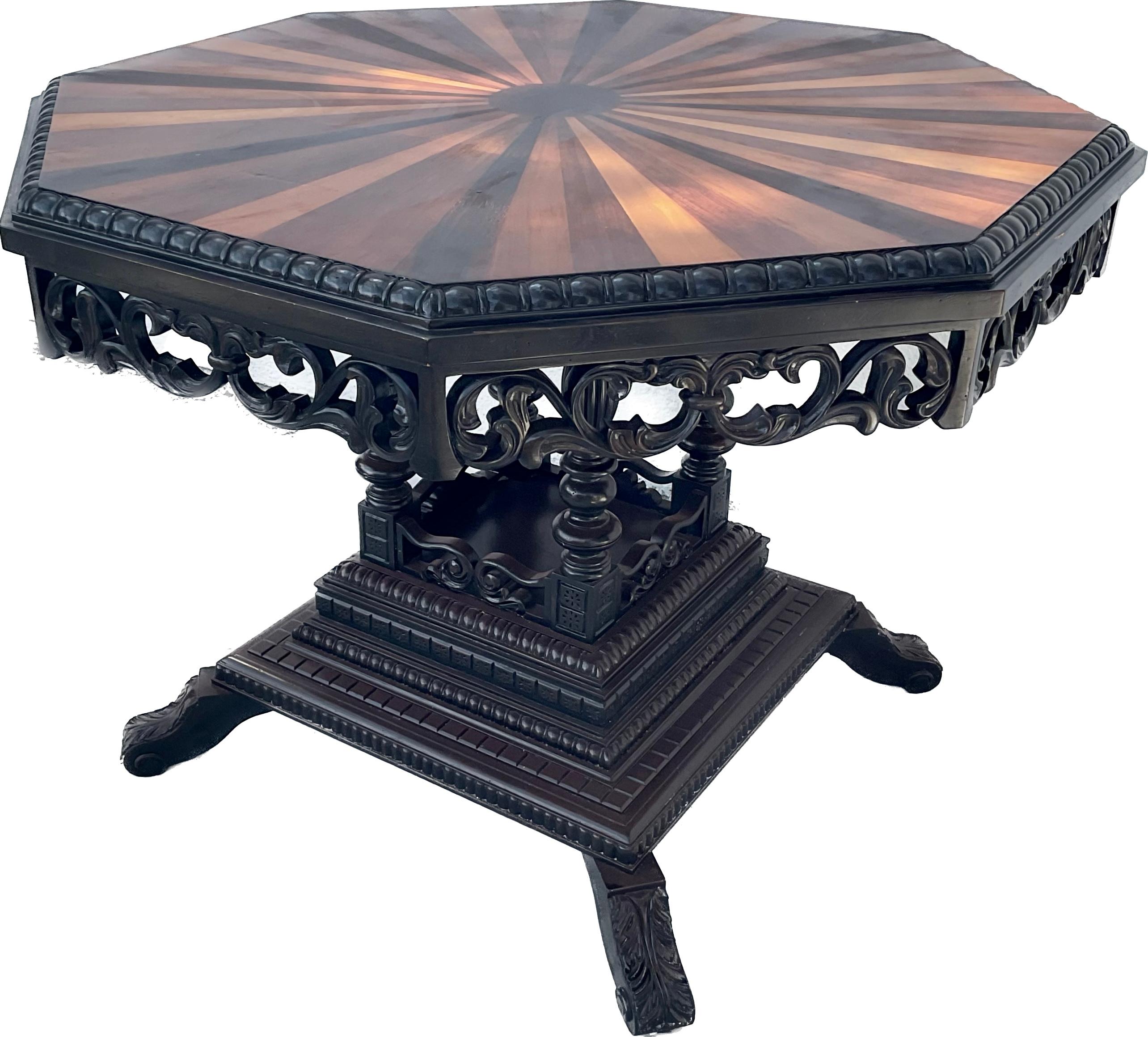 Anglo Indian Specimen Wooden Table 2