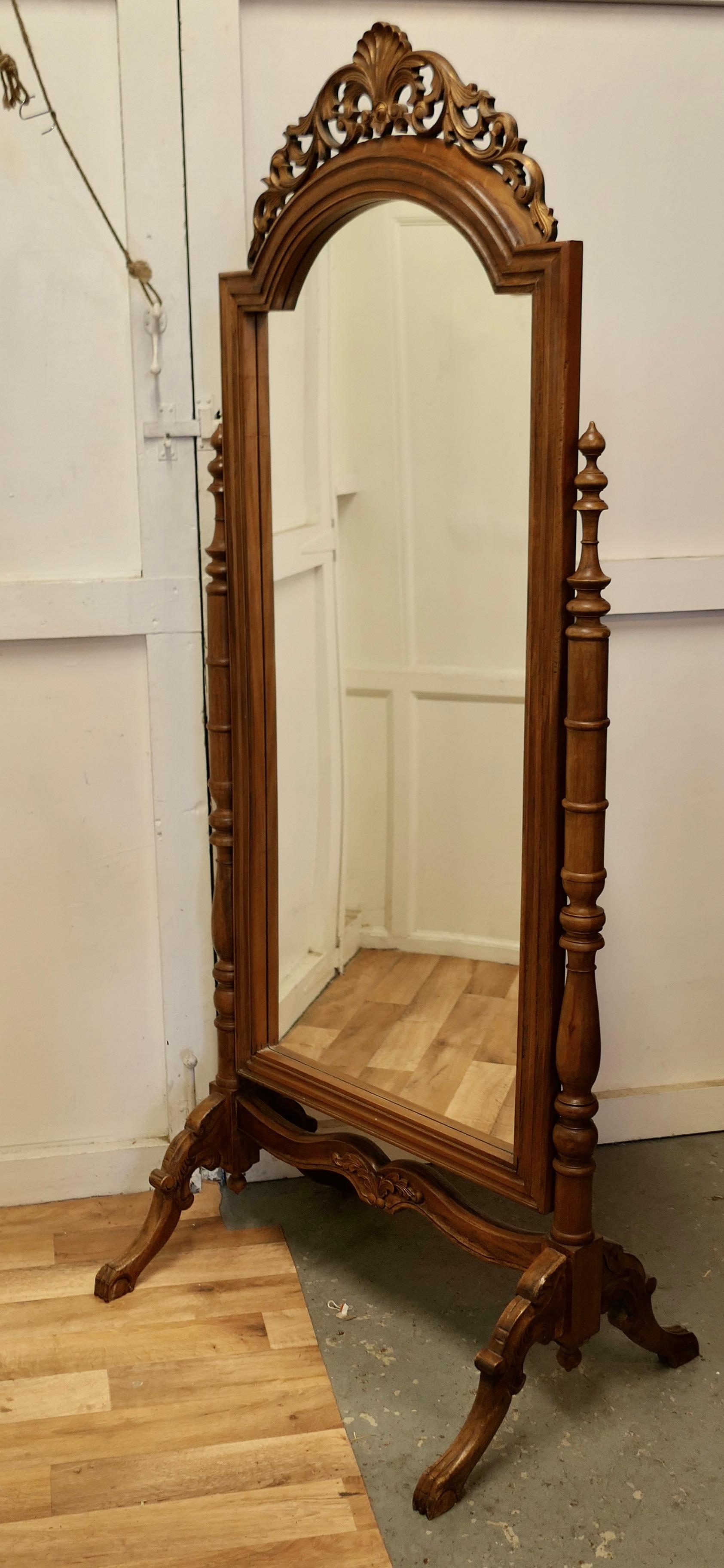 antique standing mirror