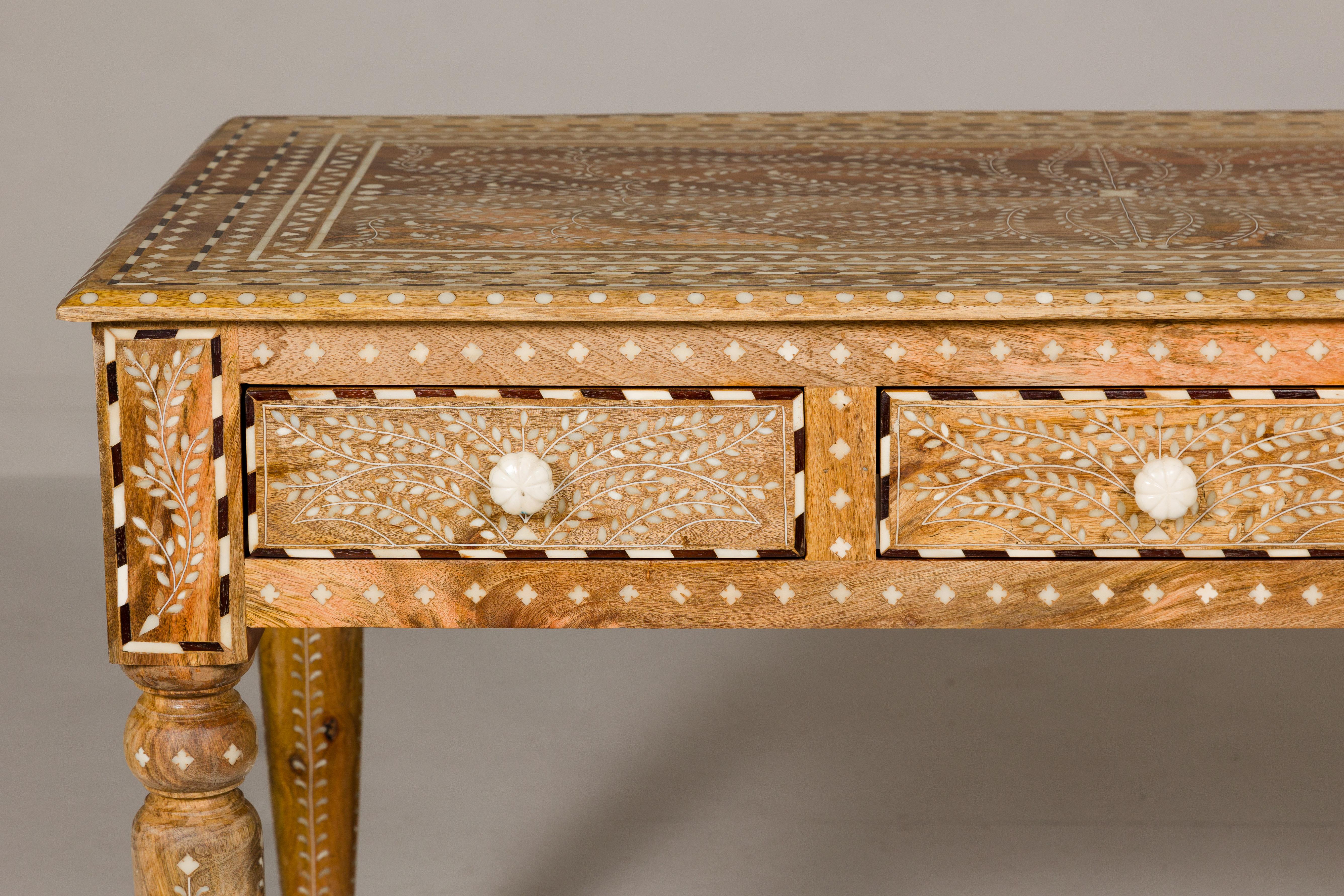 indian console table decor