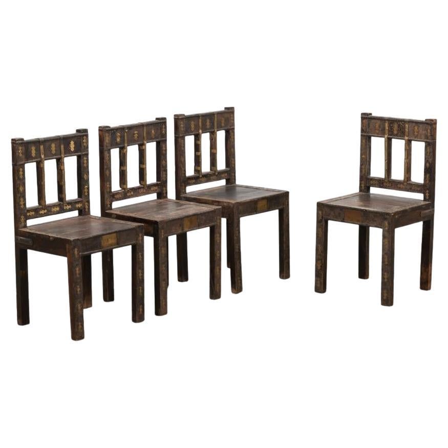 Sillas auxiliares estilo angloindio