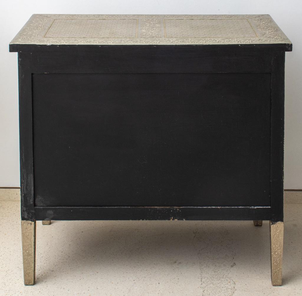 Anglo-Indian Style Silver-Clad Commode 2