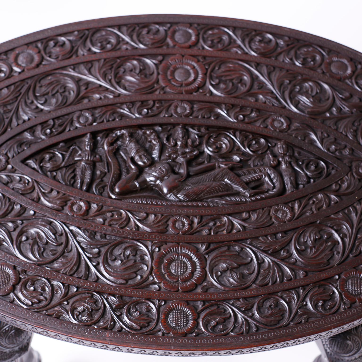 Anglo-Indian Style Thai Elephant Table 2