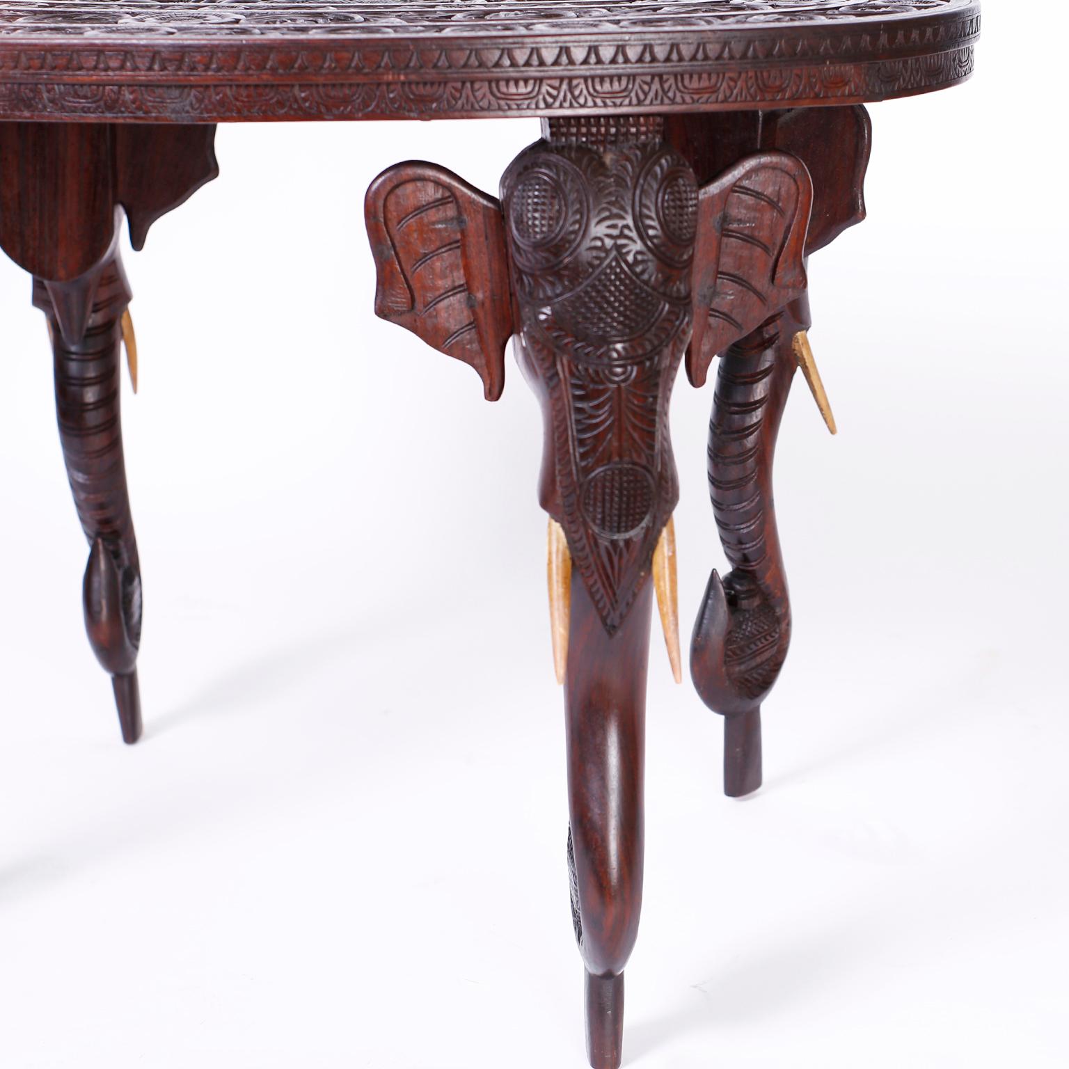Anglo-Indian Style Thai Elephant Table 4