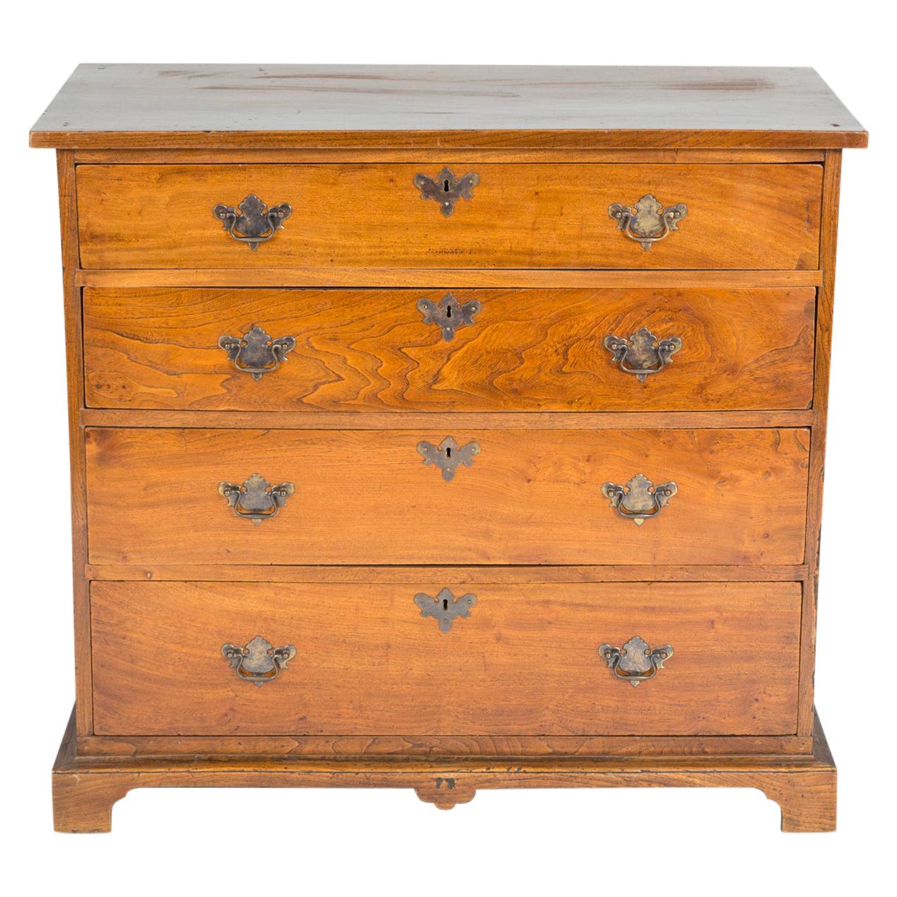 Anglo-Indian Teak Chest of Drawers For Sale