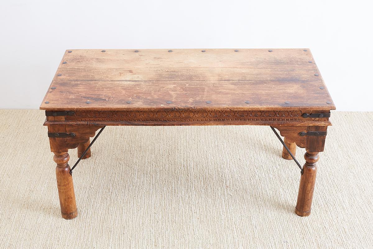 Anglo-Indian Teak Dining or Library Table 5