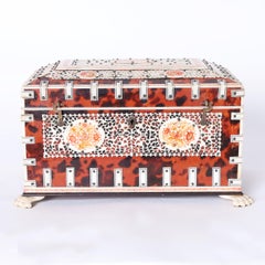 Anglo Indian Tortoise and Bone Box