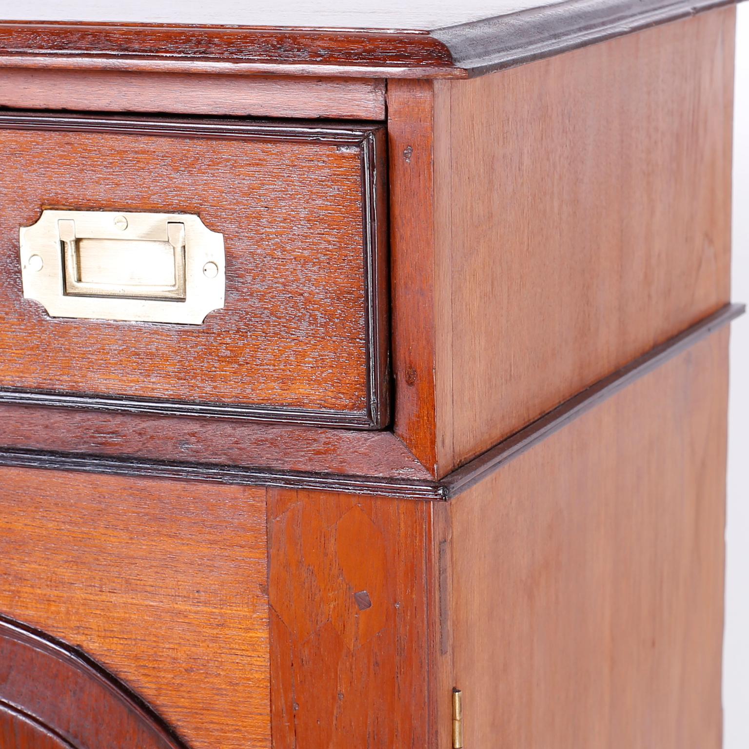 Anglo Indian Two-Door Cabinet or Sideboard In Good Condition In Palm Beach, FL