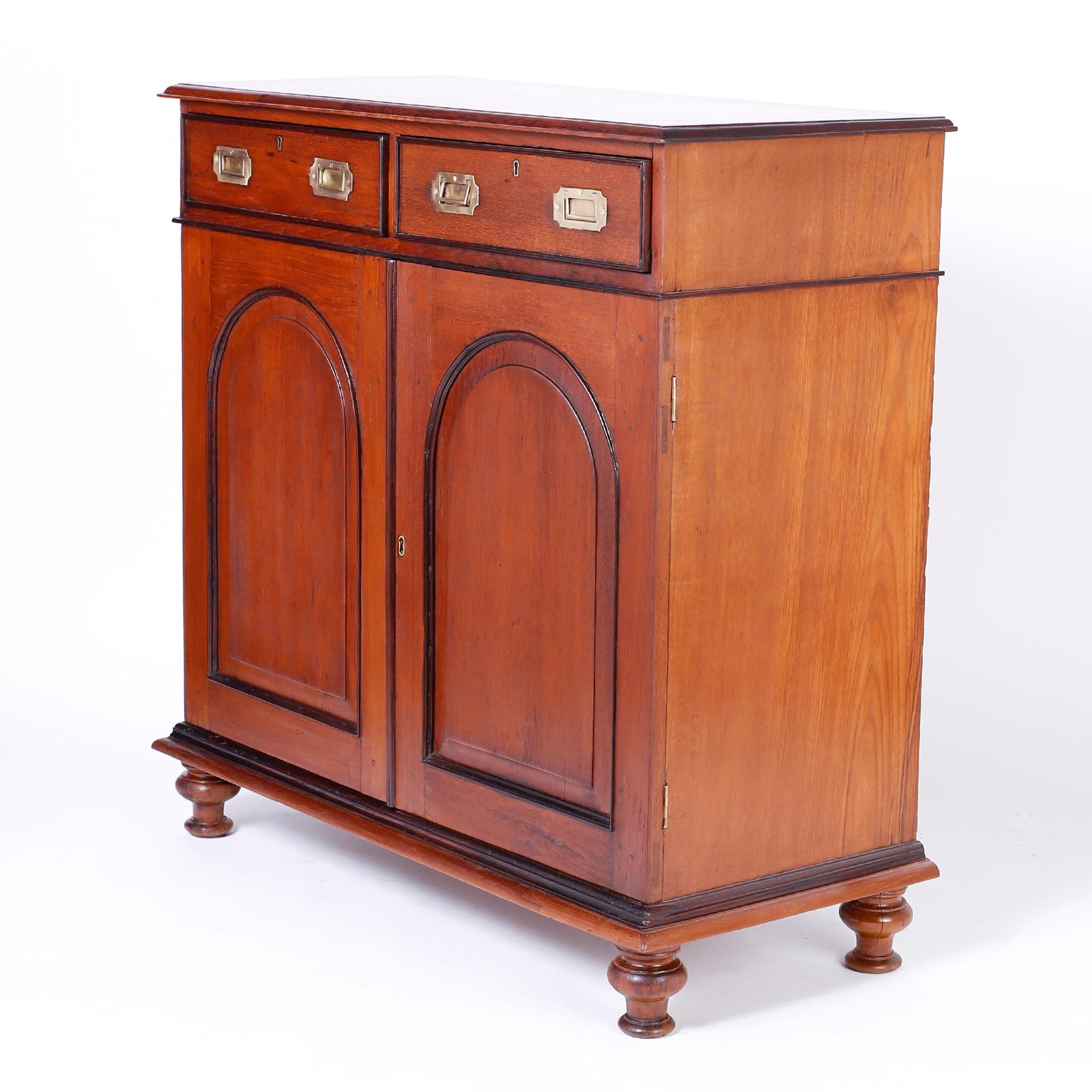 Anglo Indian Two-Door Cabinet or Sideboard 1