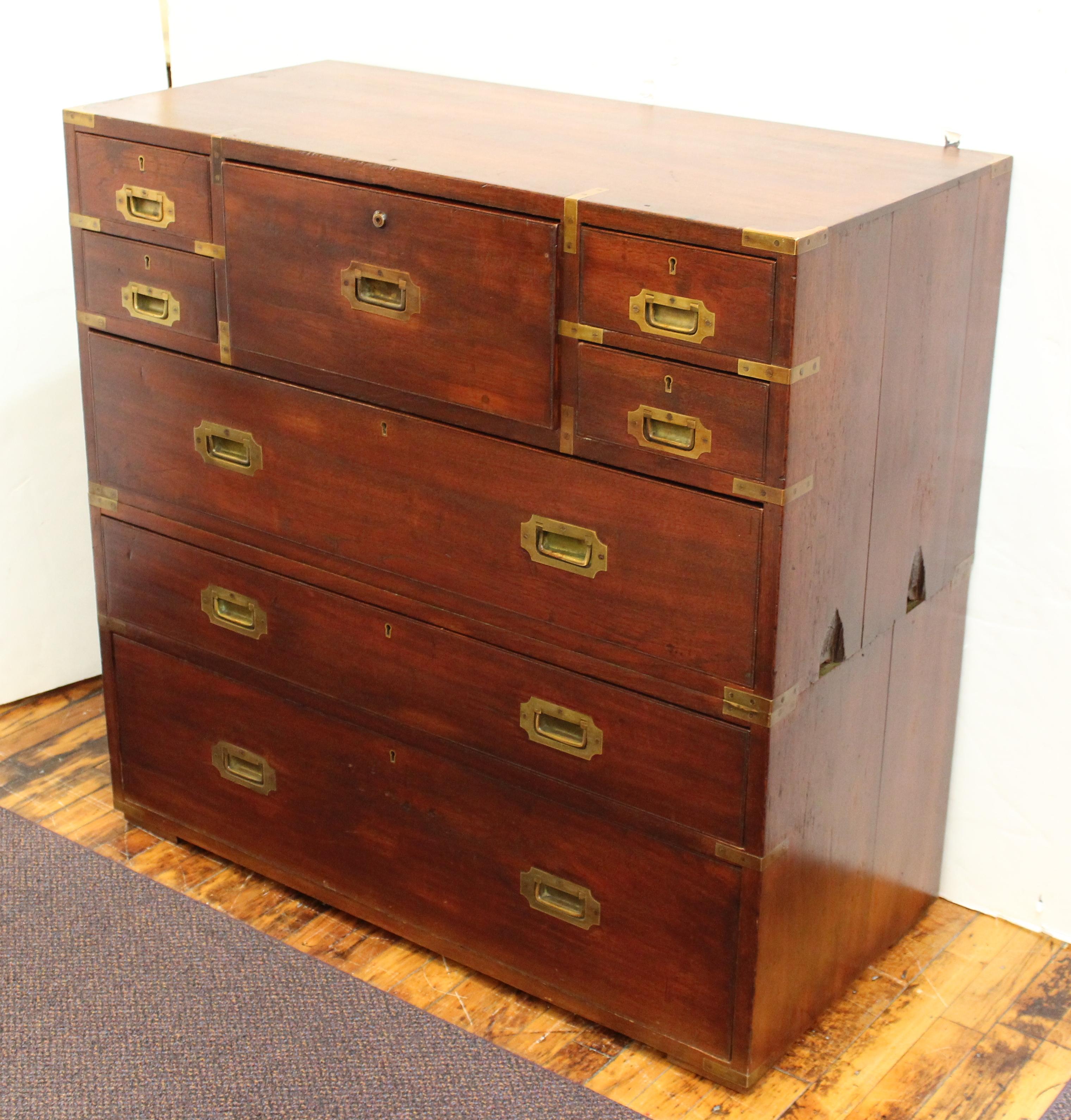 chest of drawers with writing desk
