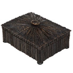 Anglo-Indian Vizagapatam Antler Box