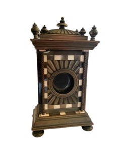 Anglo-Indian / Vizagapatam Horn Veneered Watch Hutch of Architectural Form