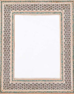 Anglo-Indian Wall Mirror, Hand-Crafted Mosaic Inlay, Circa 1900, India