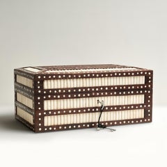Anglo Indian Wood and Bone Box