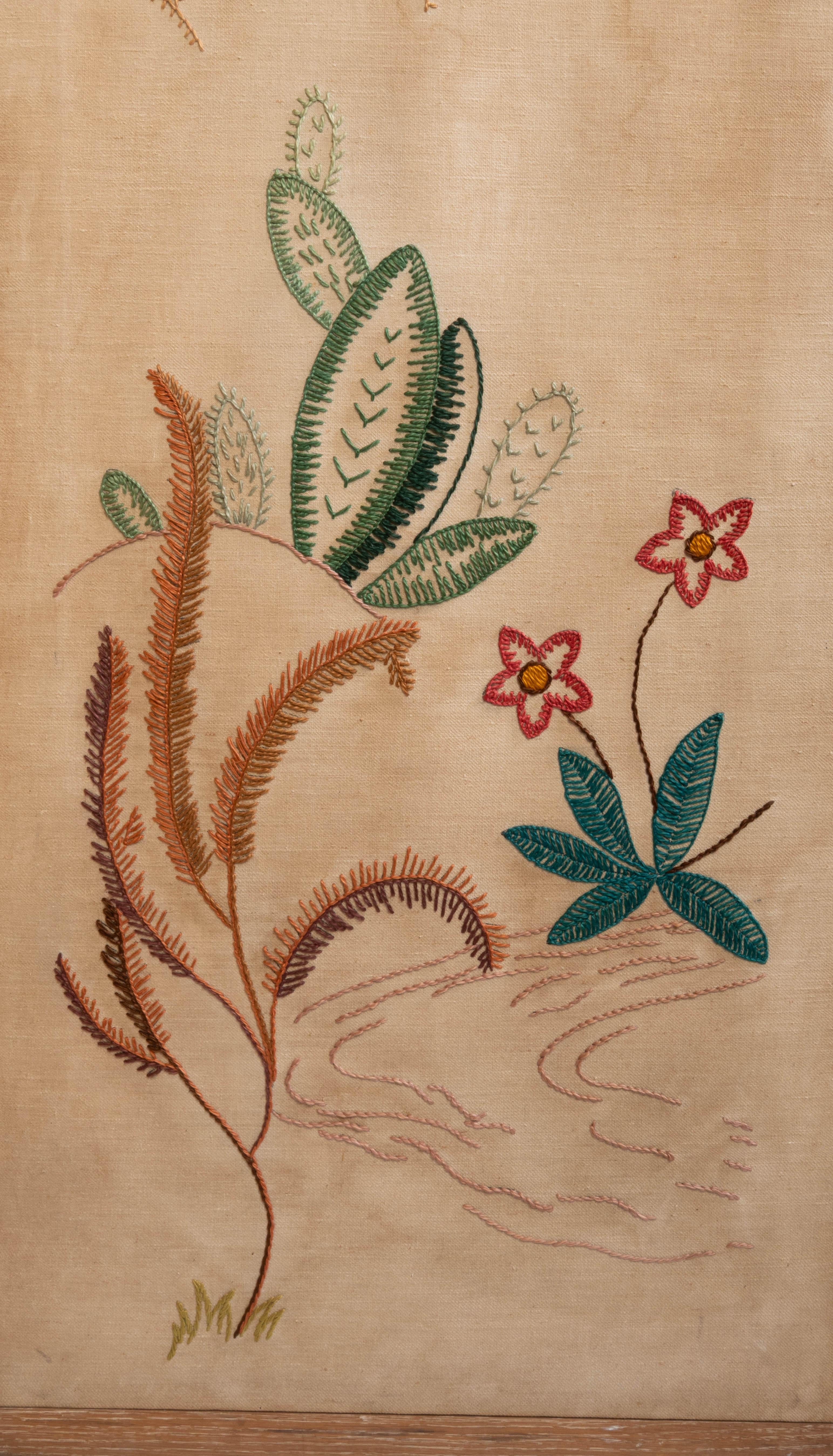 Anglo-Persische Nadelspitze Vier-Panel-Raumteiler, ca. 1930 im Angebot 3