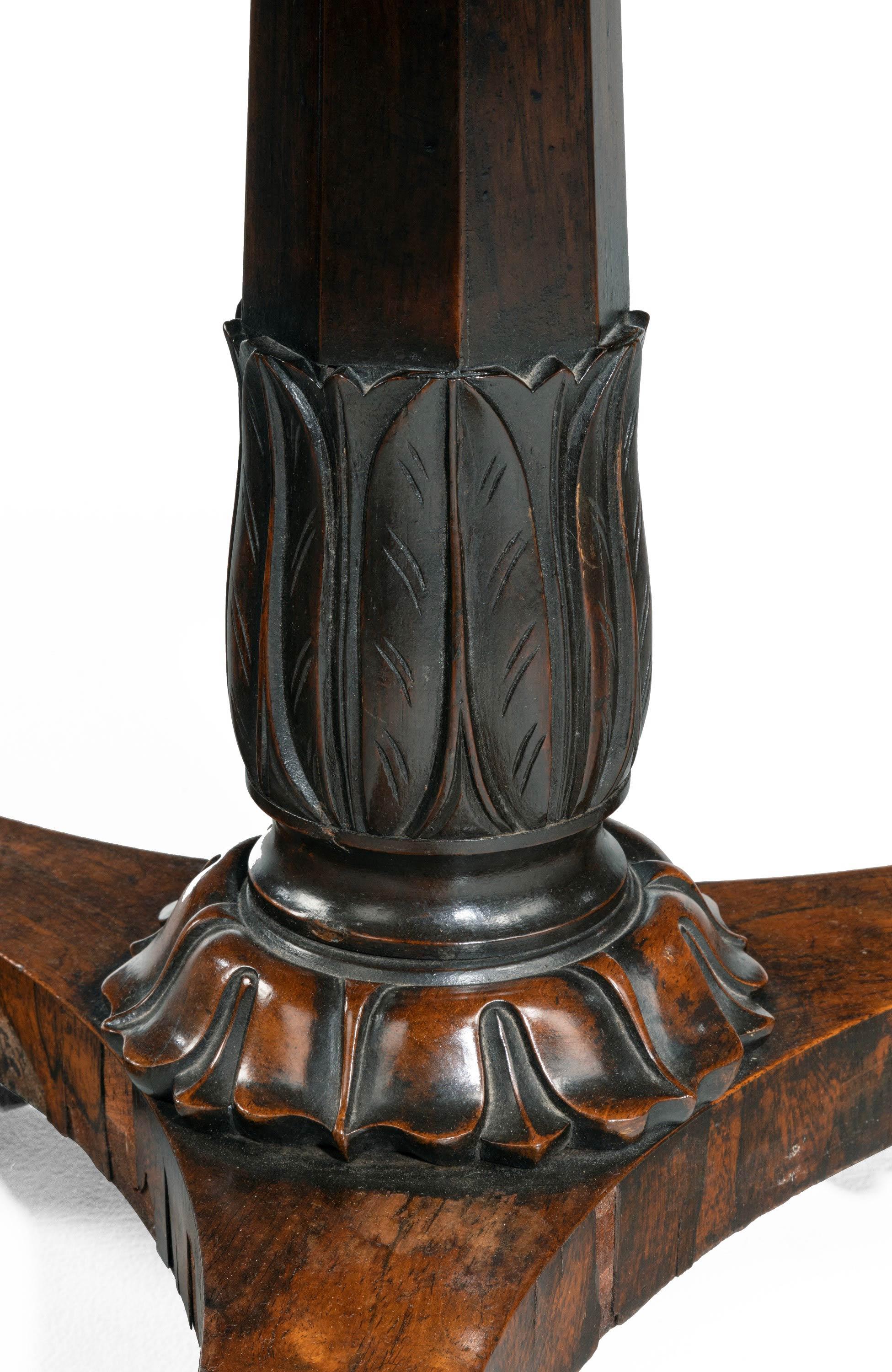 Anglo-Portuguese 19th Century Inlaid Table with Exotic Timbers For Sale 2