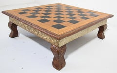 Anglo Raj Hand-Crafted Game Chess Low Table India