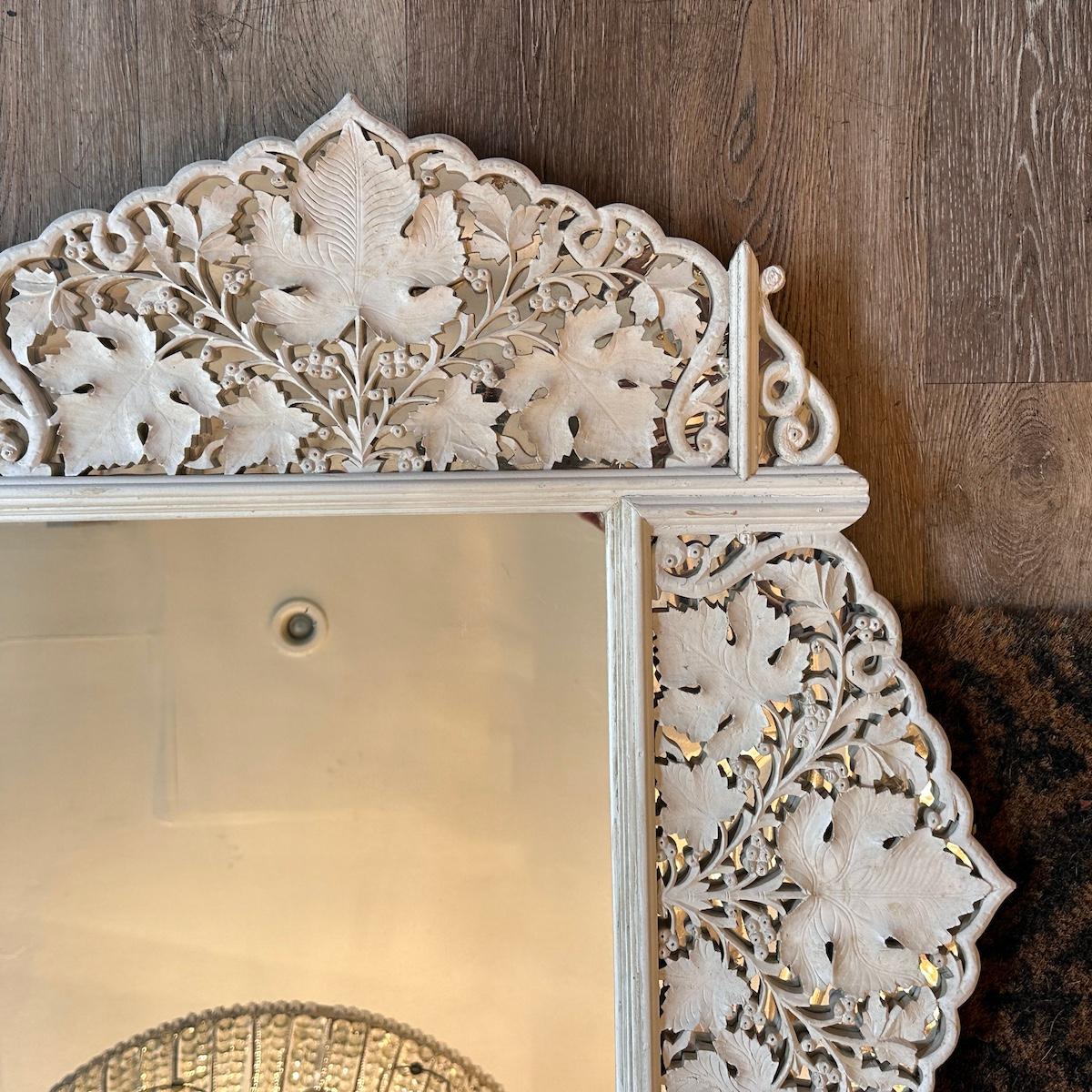 Miroir Vintage Anglo Raj en vente 4