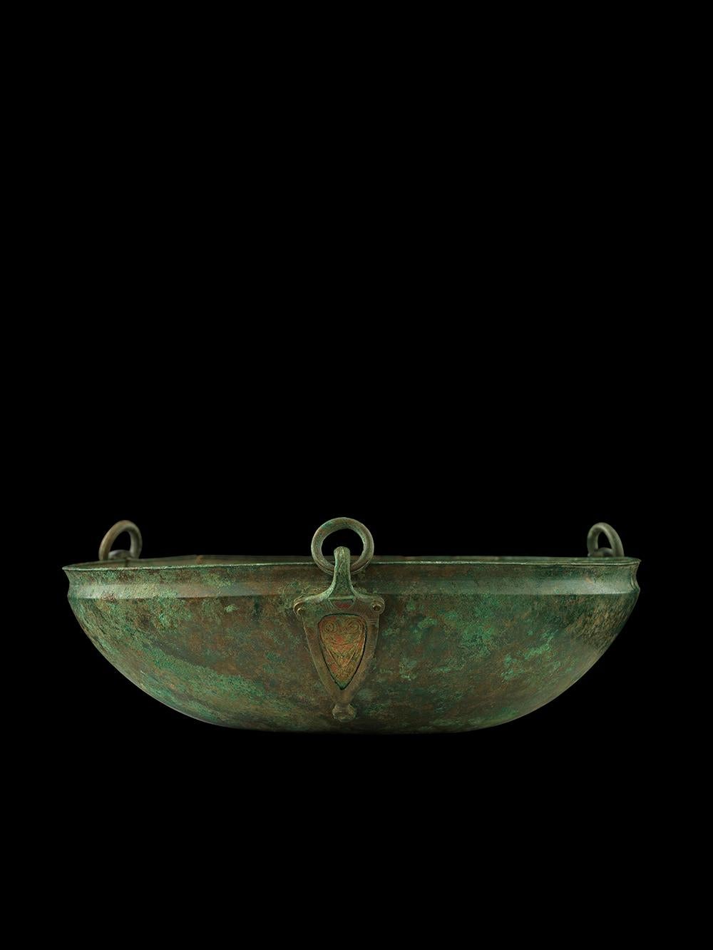 Anglo-Saxon Hanging Bowl  In Good Condition For Sale In London, GB