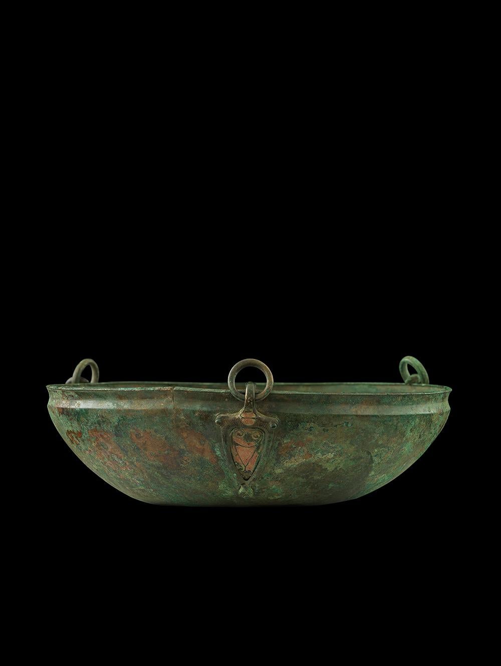18th Century and Earlier Anglo-Saxon Hanging Bowl  For Sale