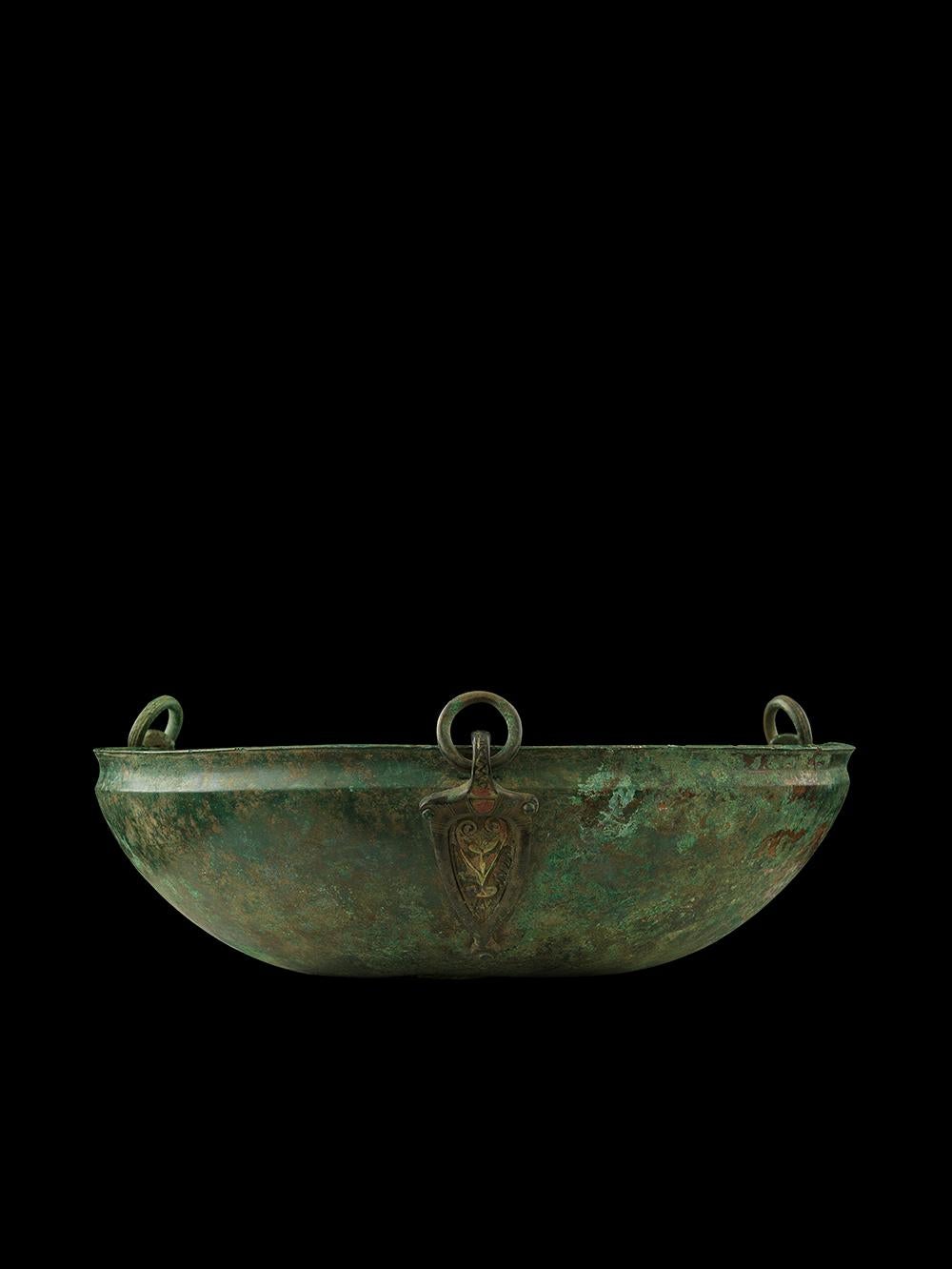 Bronze Anglo-Saxon Hanging Bowl  For Sale
