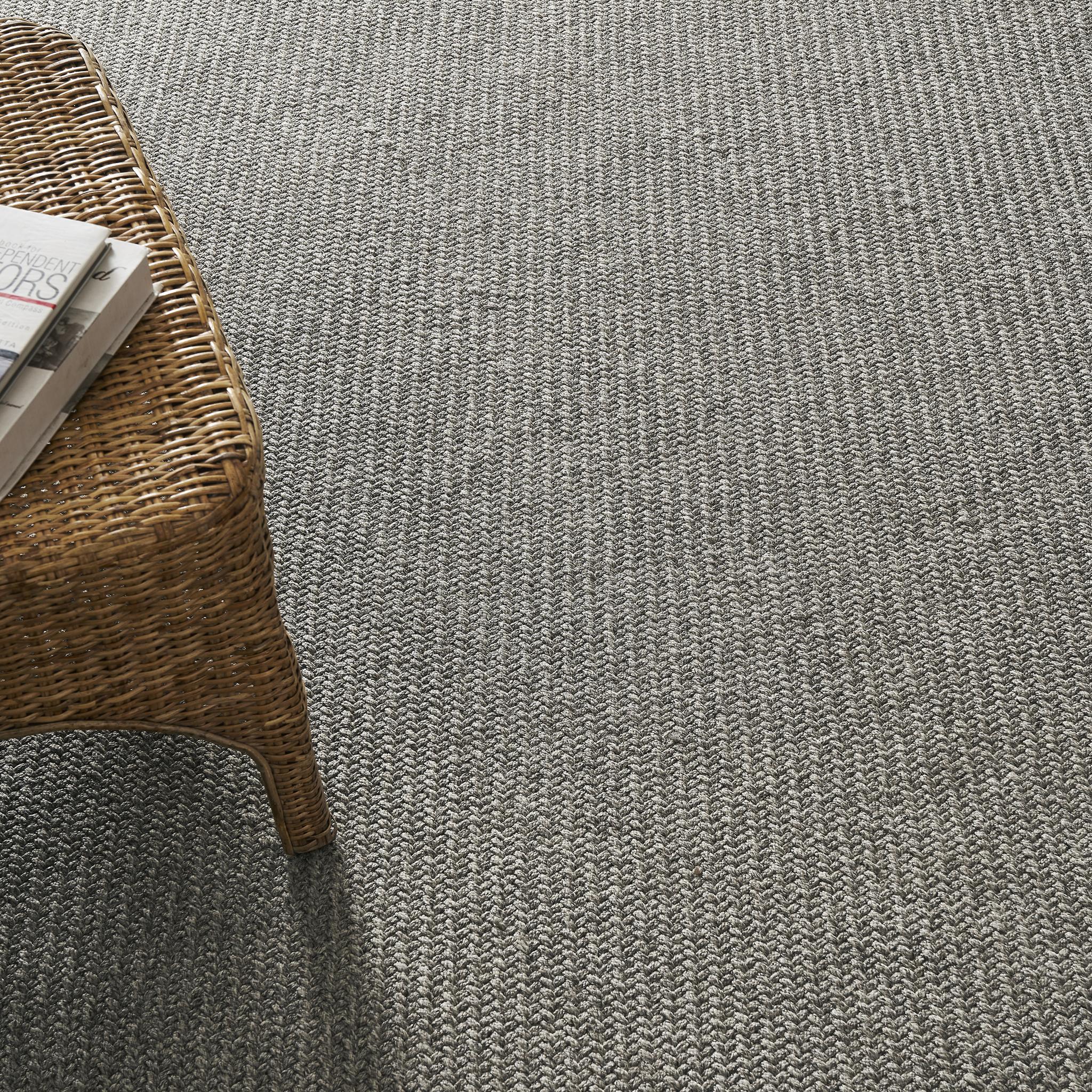 Angola 6x9ft Asche Sisalene 100% Polypropylen geflochtene Köper Design handgewebt (Indisch) im Angebot