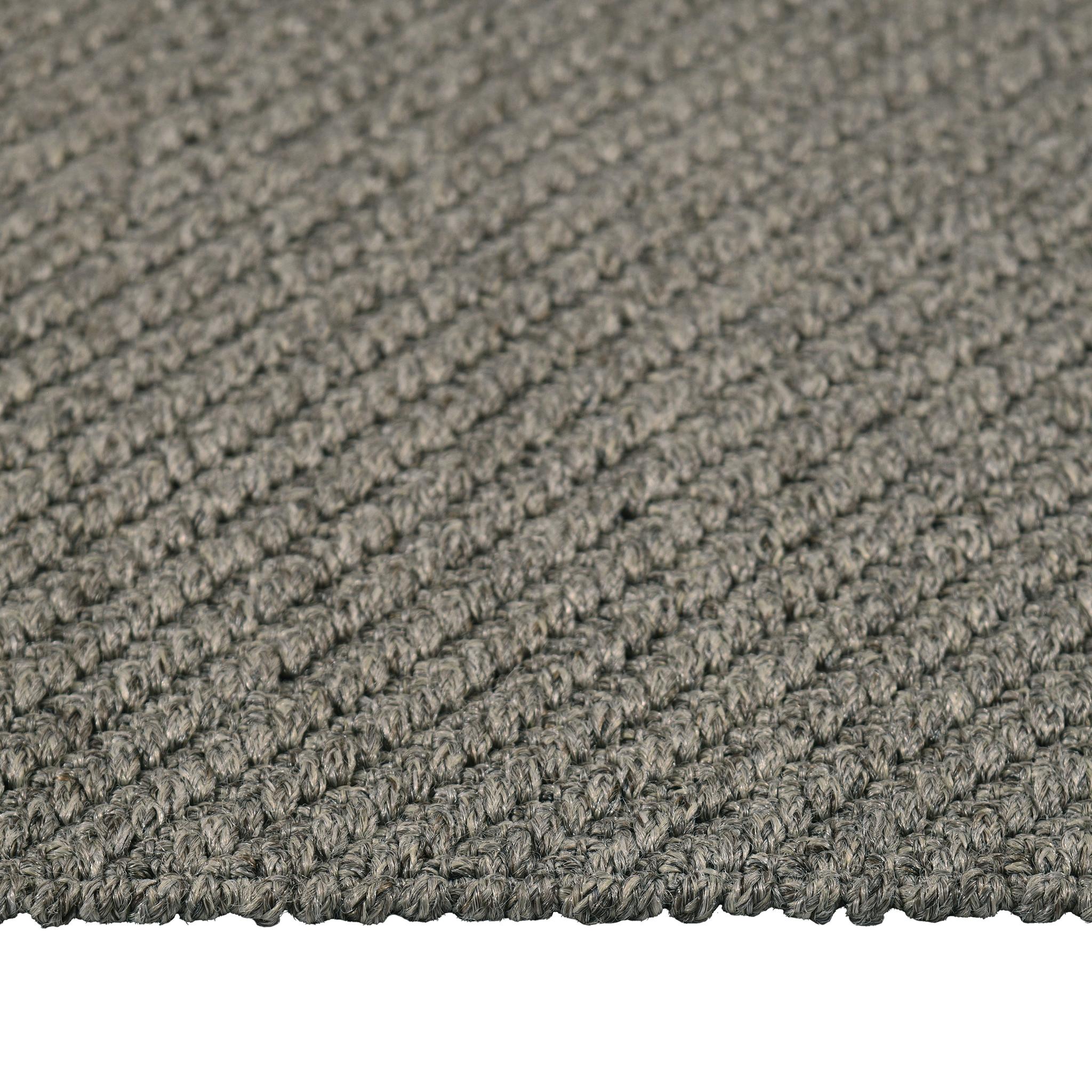 Angola 6x9ft Asche Sisalene 100% Polypropylen geflochtene Köper Design handgewebt (21. Jahrhundert und zeitgenössisch) im Angebot