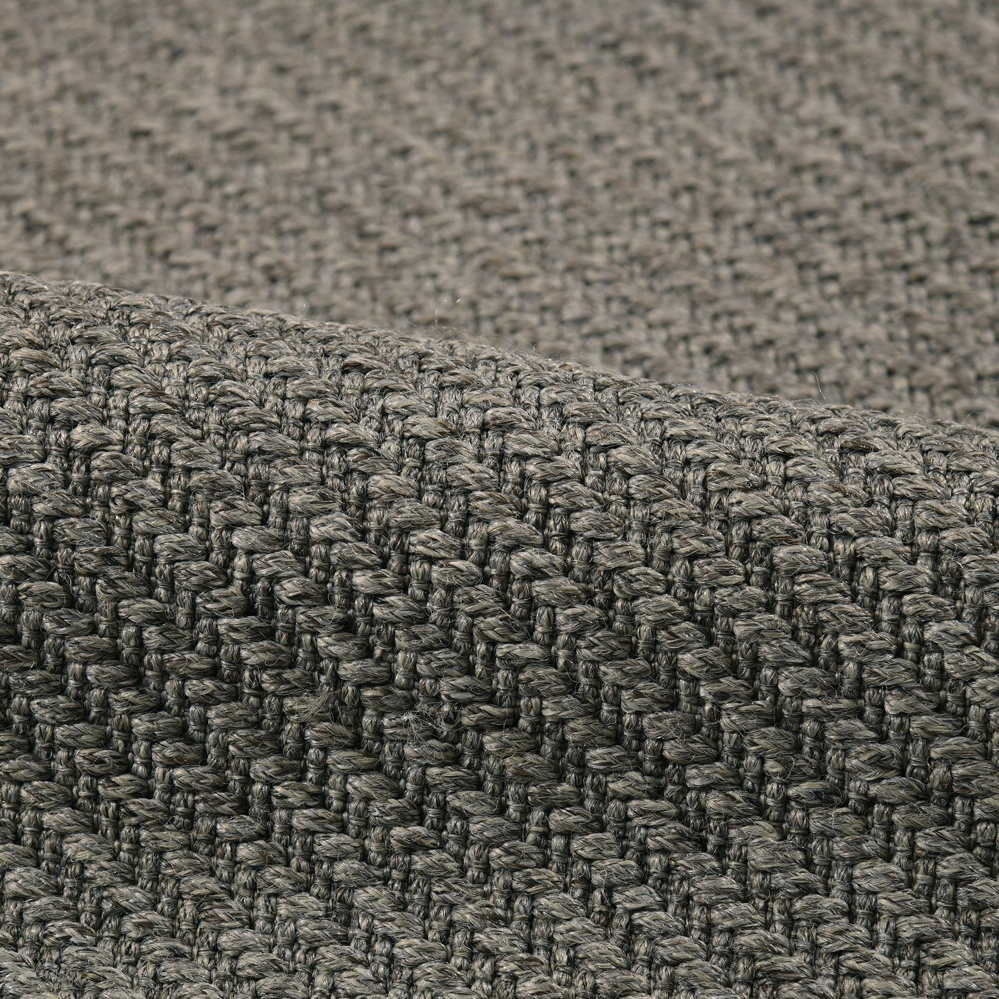 Angola 8x10ft Asche Sisalene 100% PP geflochten Köper Design Luxus handgewebten Teppich im Zustand „Neu“ im Angebot in New York, NY