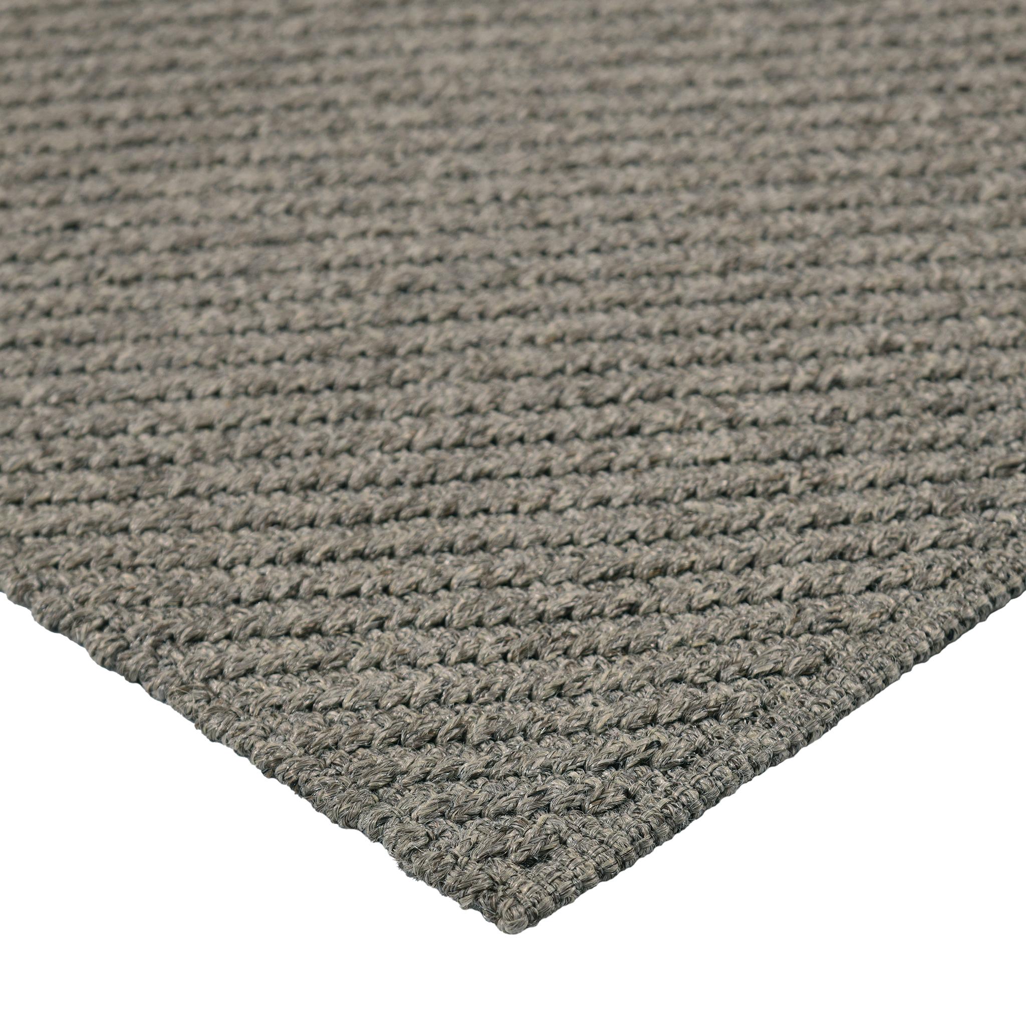 Angola 8x10ft Asche Sisalene 100% PP geflochten Köper Design Luxus handgewebten Teppich (Polyester) im Angebot