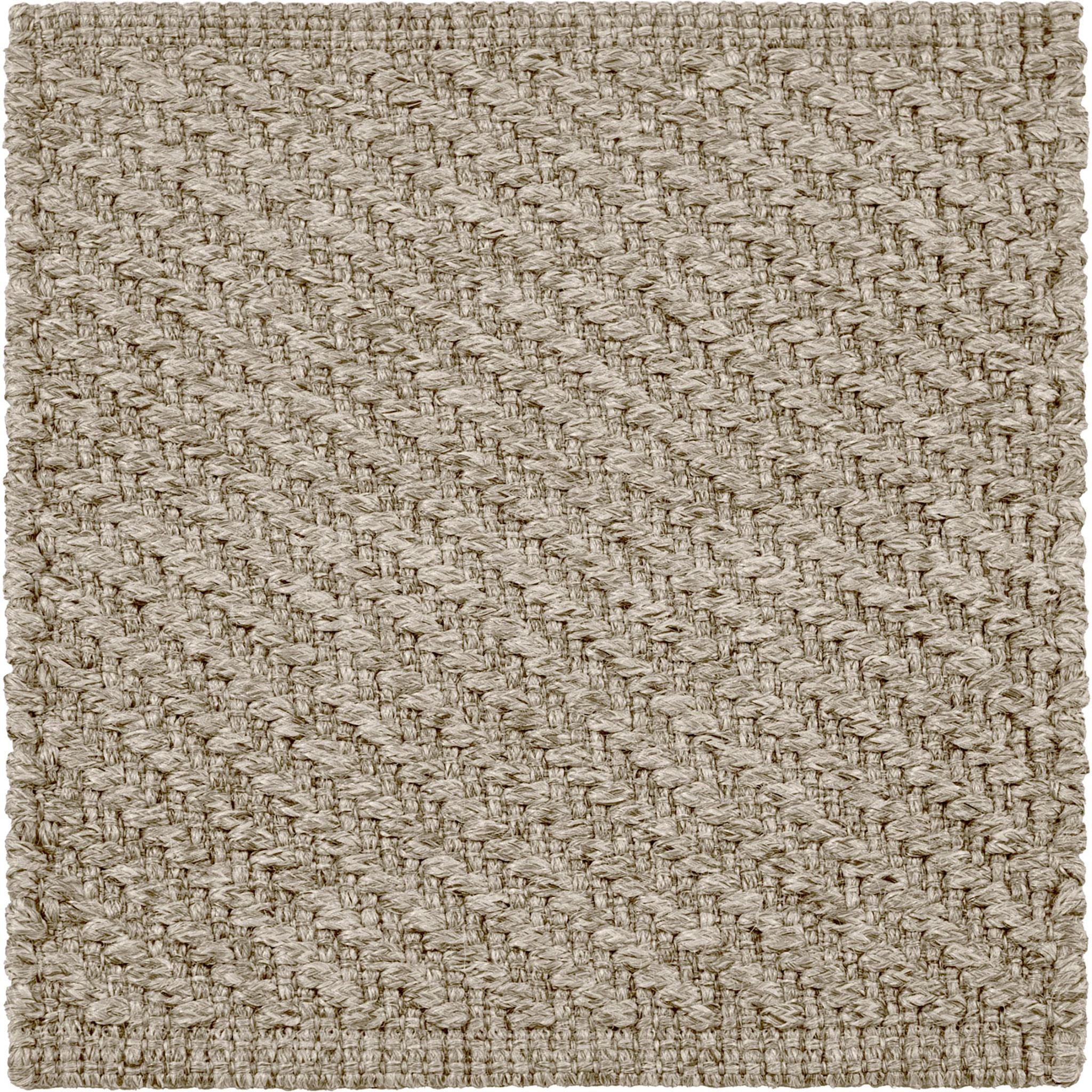 Hand-Woven Angola 9X12ft Ivory Sisalene 100% PP Braided Twill Design Luxury Handwoven Rug For Sale