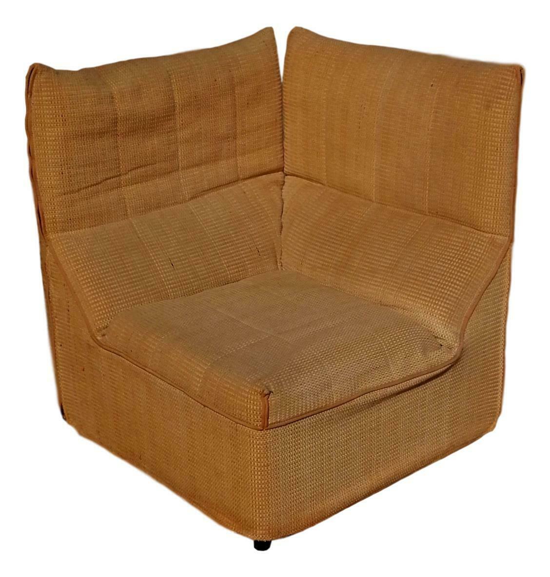 Fabric Angolar Armchair 