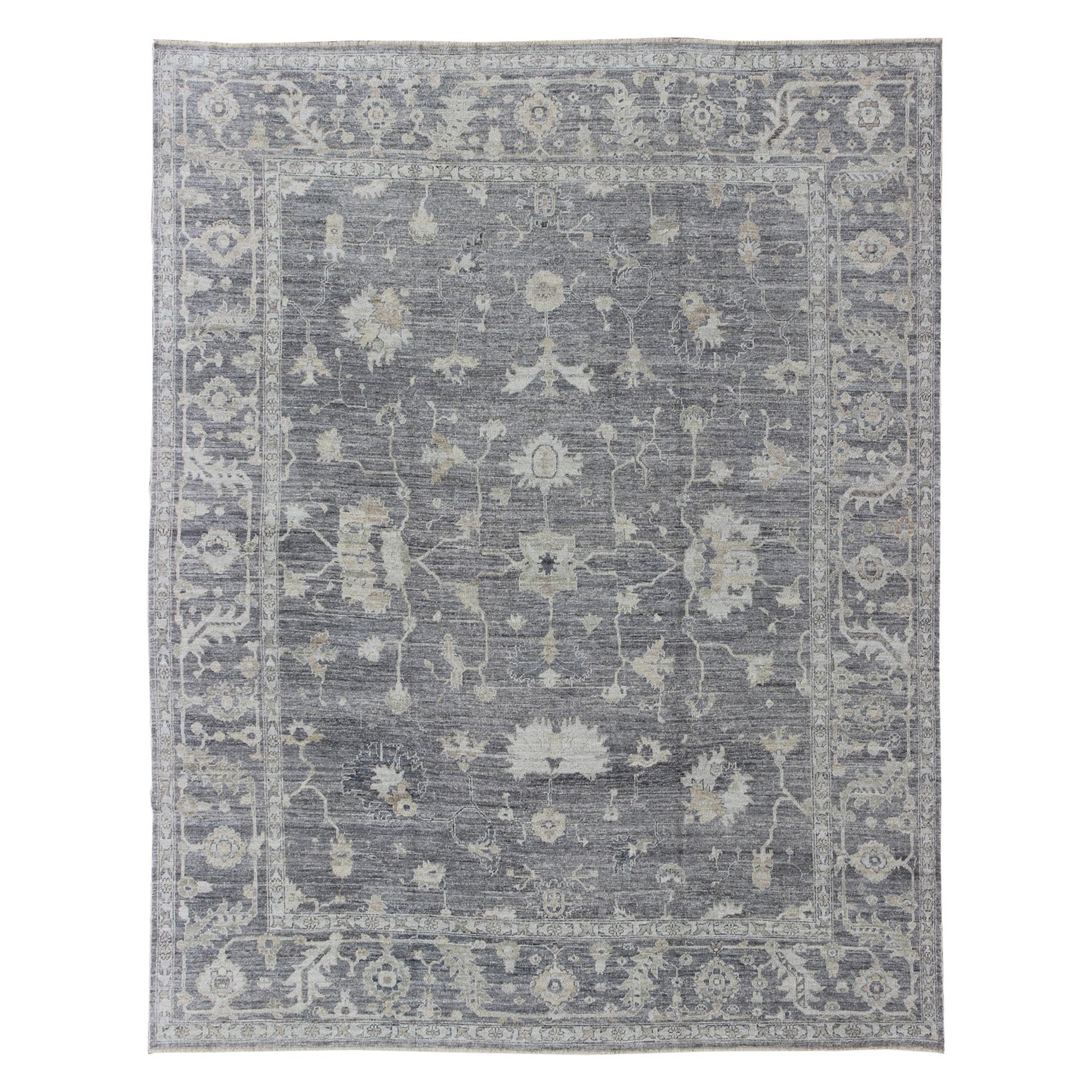 Angora All-Over Design Oushak Turkish Rug By Keivan Woven Arts Collection