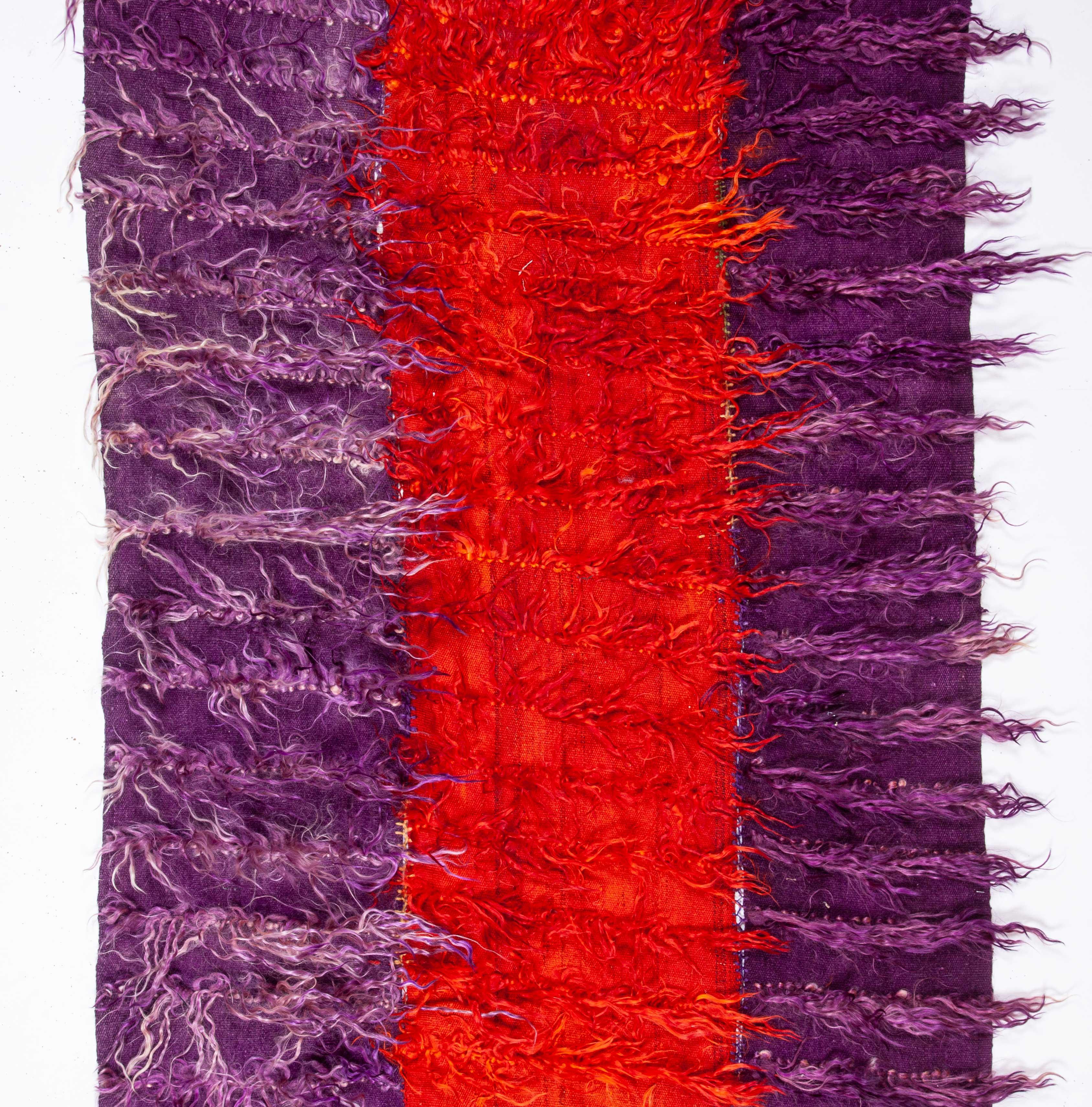 Well saturated color on this Angora piece. It is mid-20th century or earlier.
  
