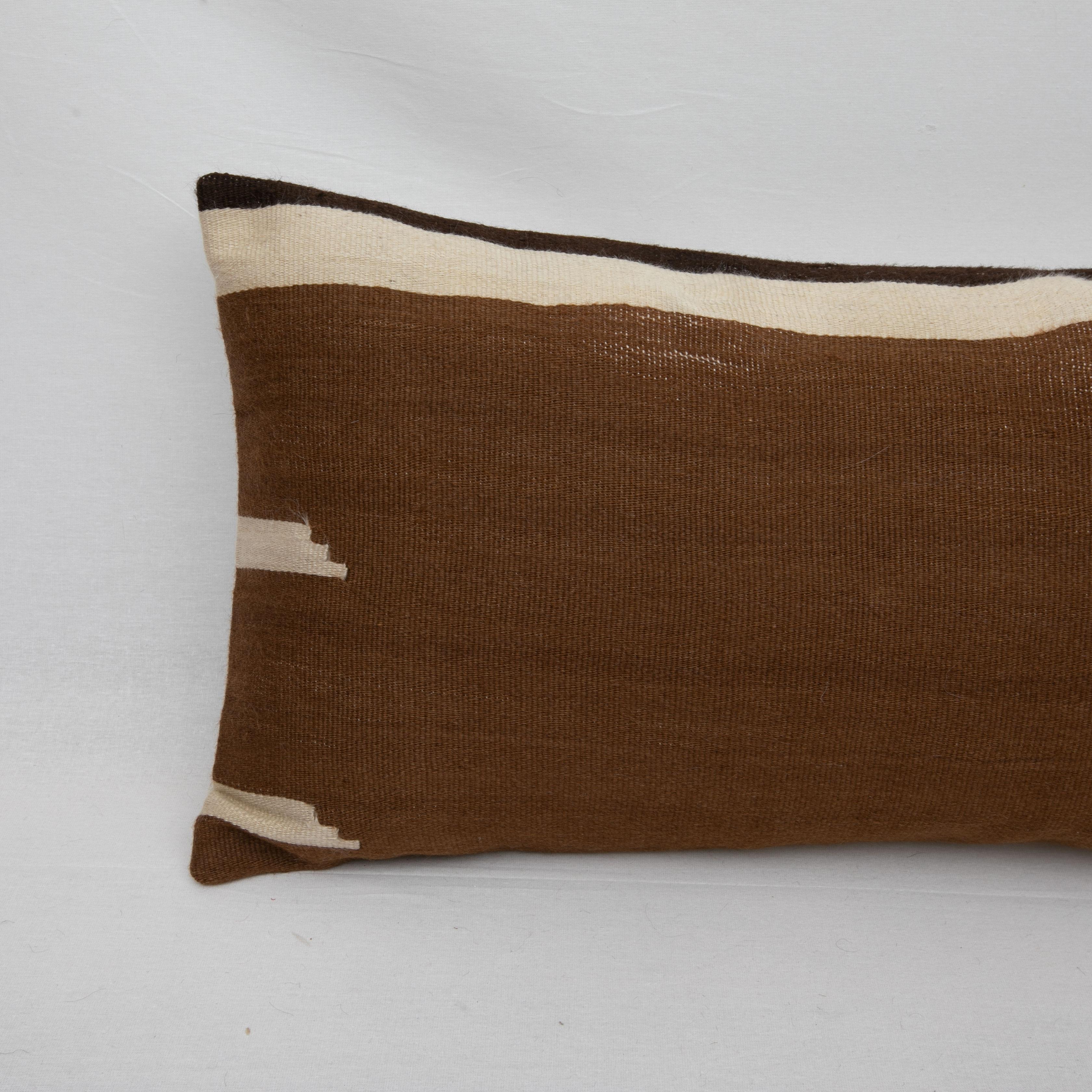 Rustic Angora/ Mohair Siirt Blanket Pillow Cover, 1960s/70s