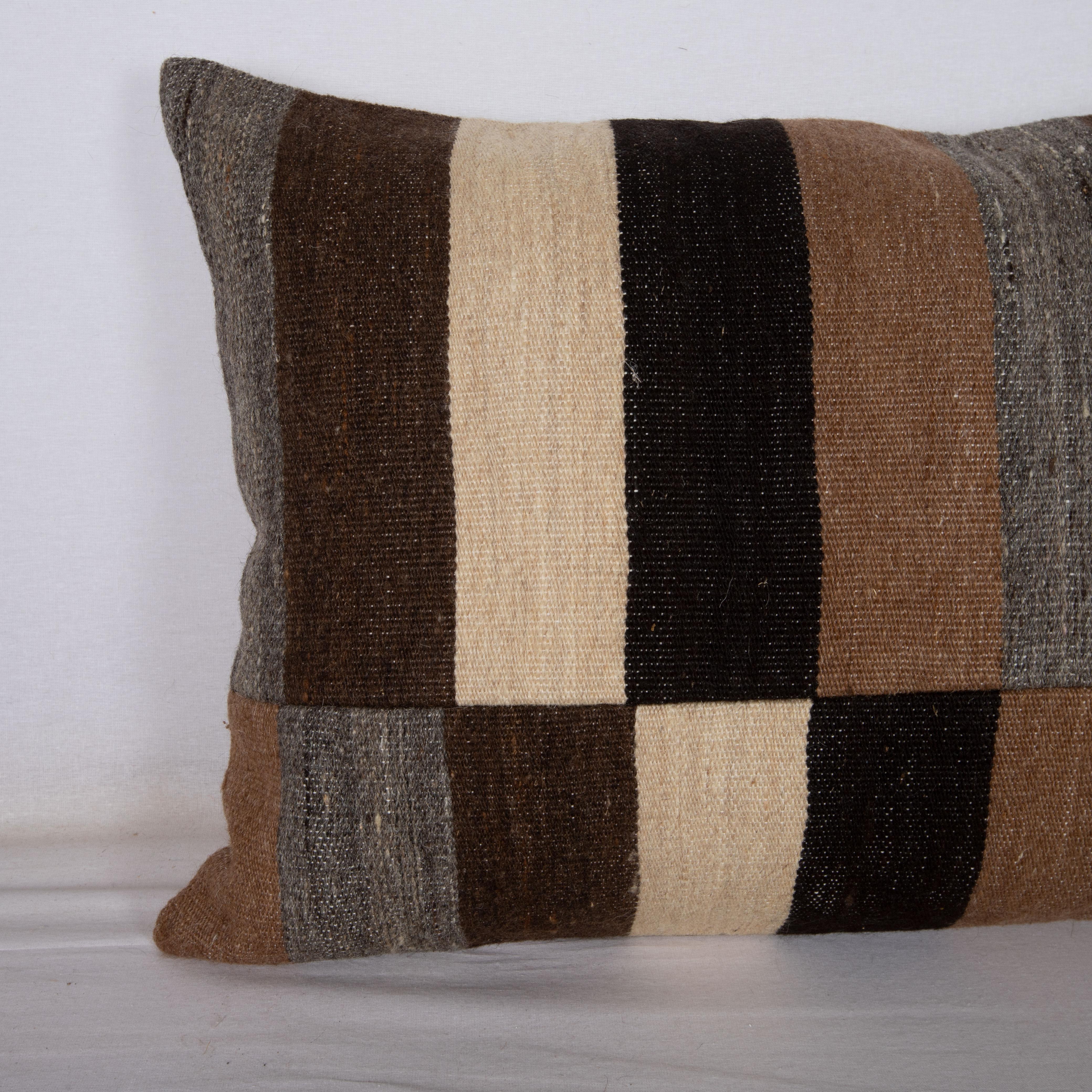Rustic Angora/ Mohair Siirt Blanket Pillow Cover, 1960s/70s For Sale