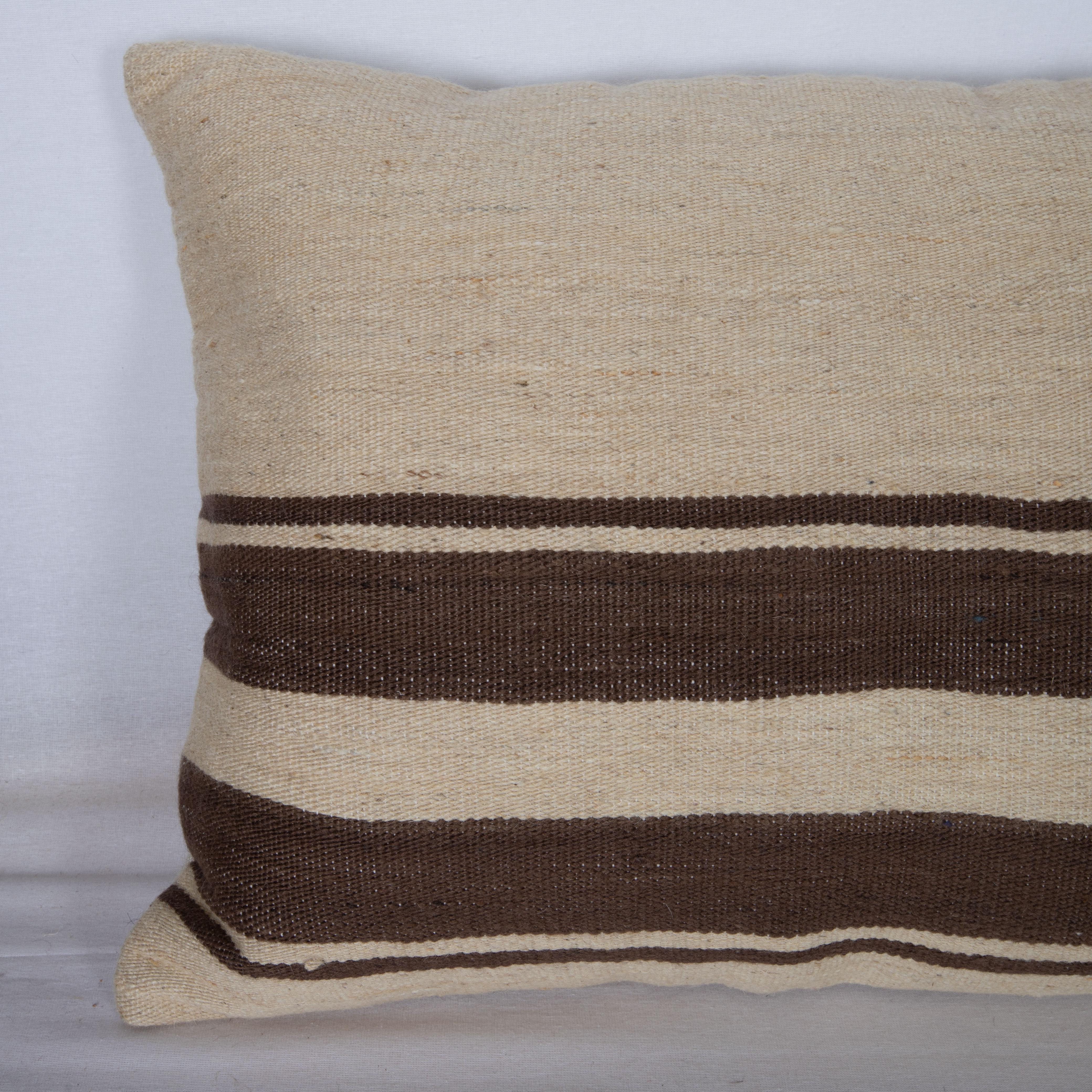 Rustic Angora/ Mohair Siirt Blanket Pillow Cover, 1960s/70s For Sale