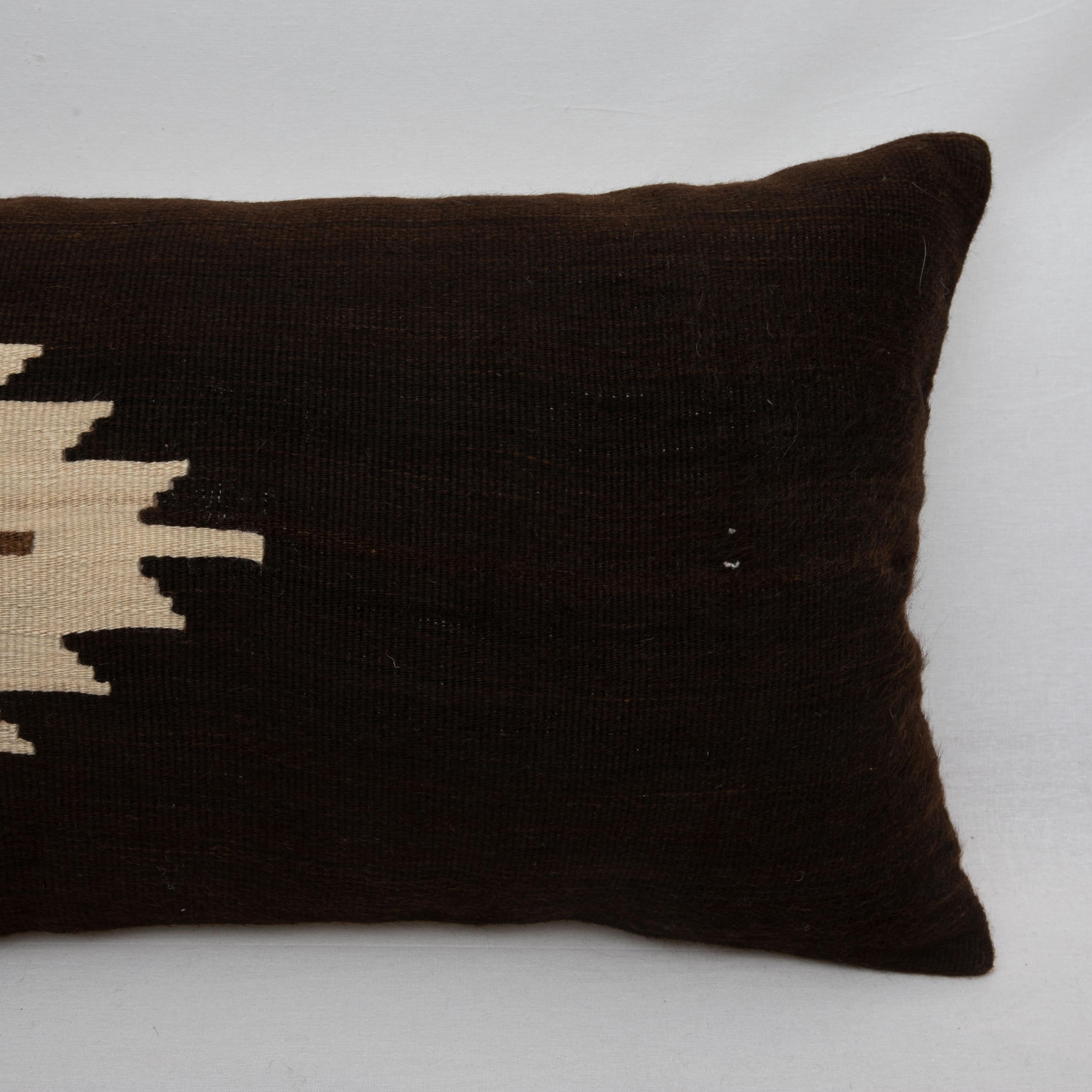Hand-Woven Angora/ Mohair Siirt Blanket Pillow Cover, 1960s/70s