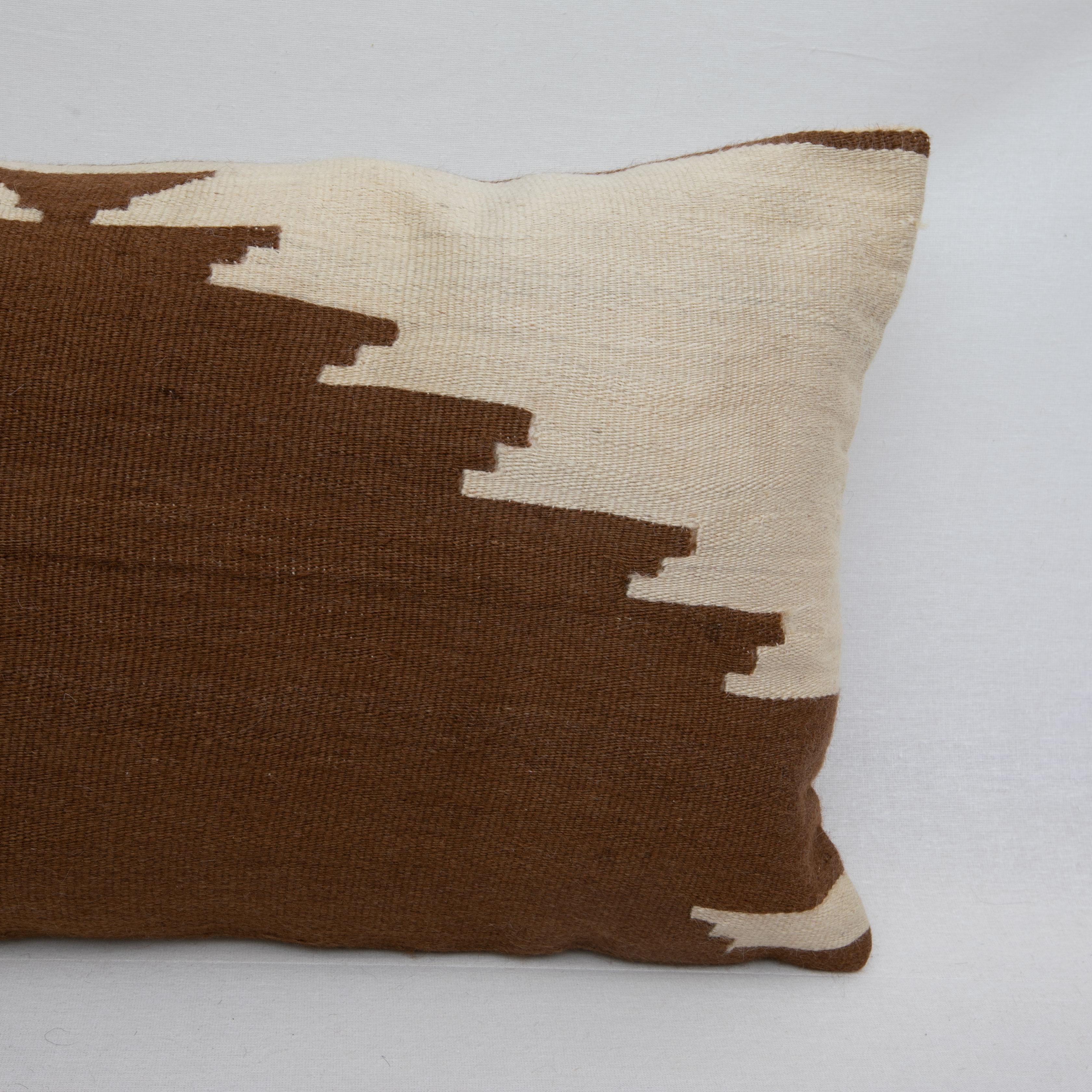 Hand-Woven Angora/ Mohair Siirt Blanket Pillow Cover, 1960s/70s