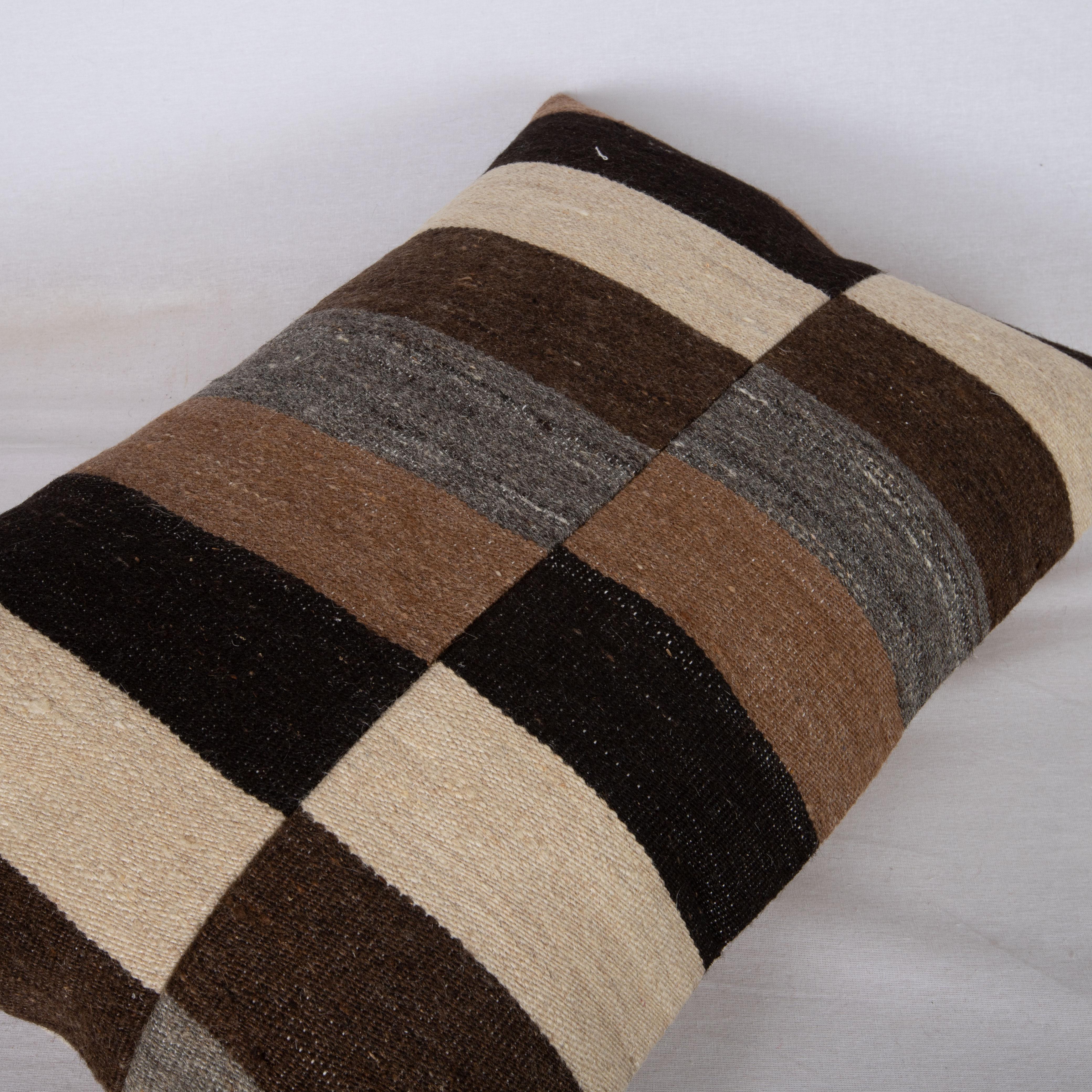 Hand-Woven Angora/ Mohair Siirt Blanket Pillow Cover, 1960s/70s For Sale