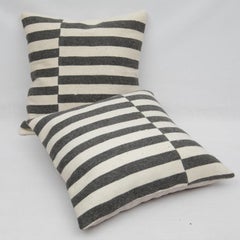 Angora/ Mohair Siirt Blanket Pillow Covers, 1960s/70s