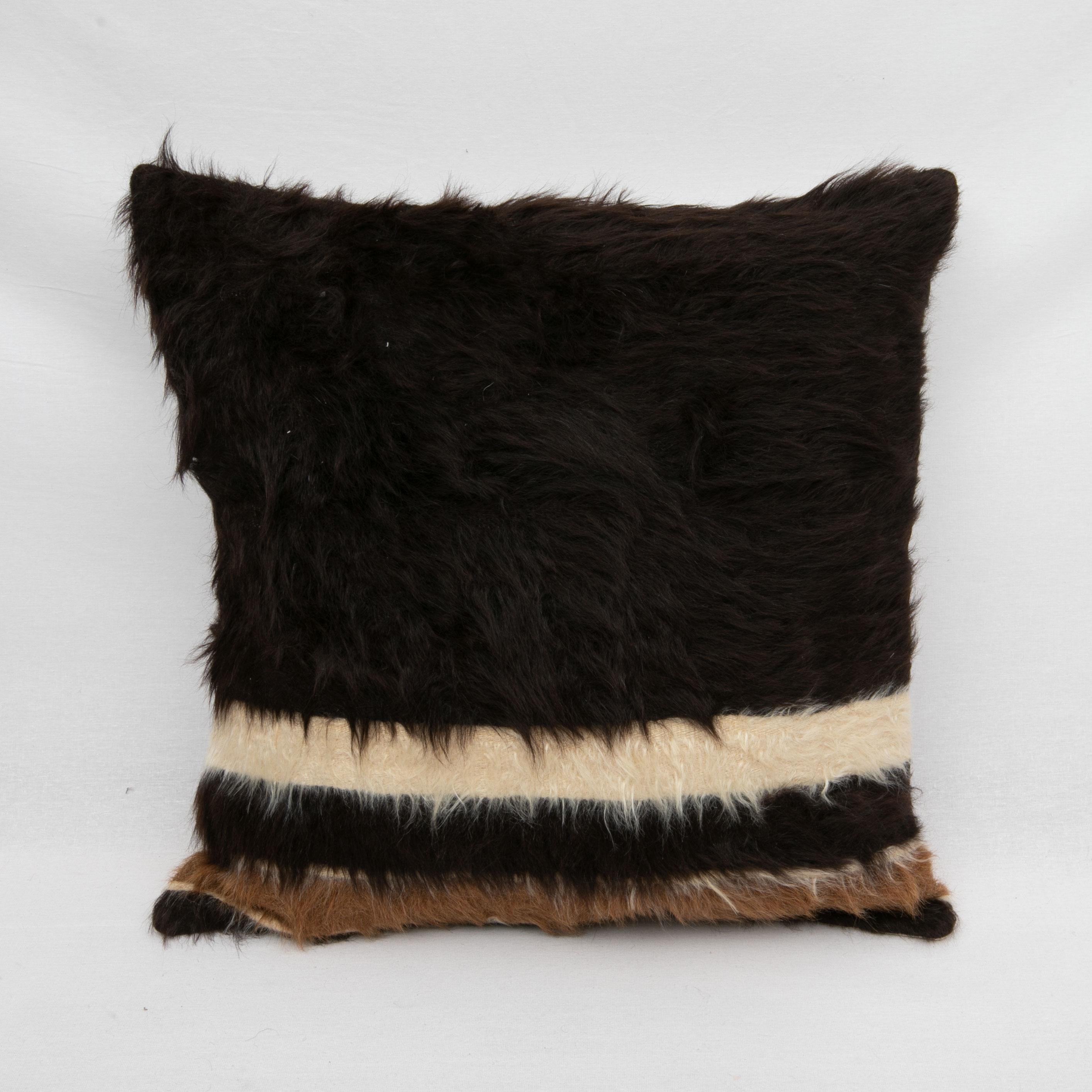 Hand-Woven Angora/ Mohair Siirt Blanket Pillow Covers, 1960s/70s For Sale
