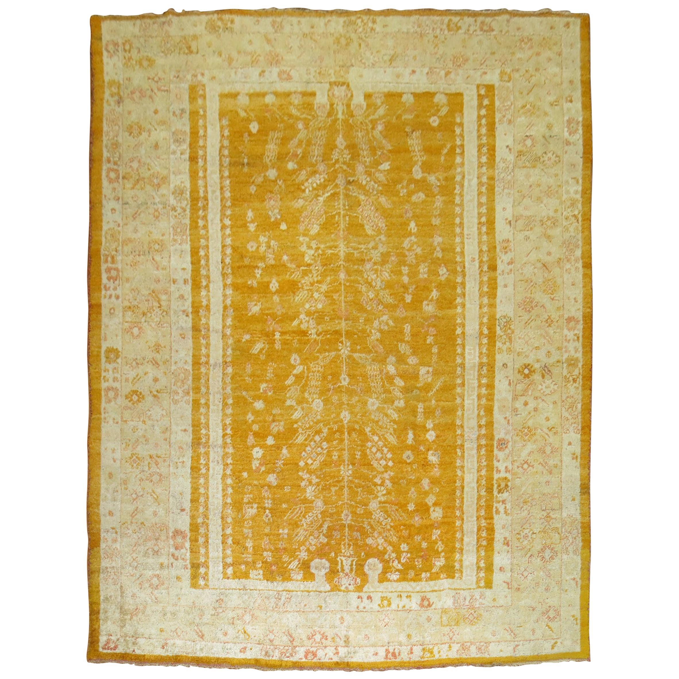 Angora Wool Oushak Rug