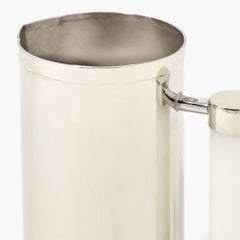 Angostura Large Pitcher, Alpaca Silver & Cream Natural Onyx Stone