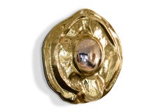 Angra Mirror - Hand-Polished Hammered Brass & Nickel - Boca do Lobo