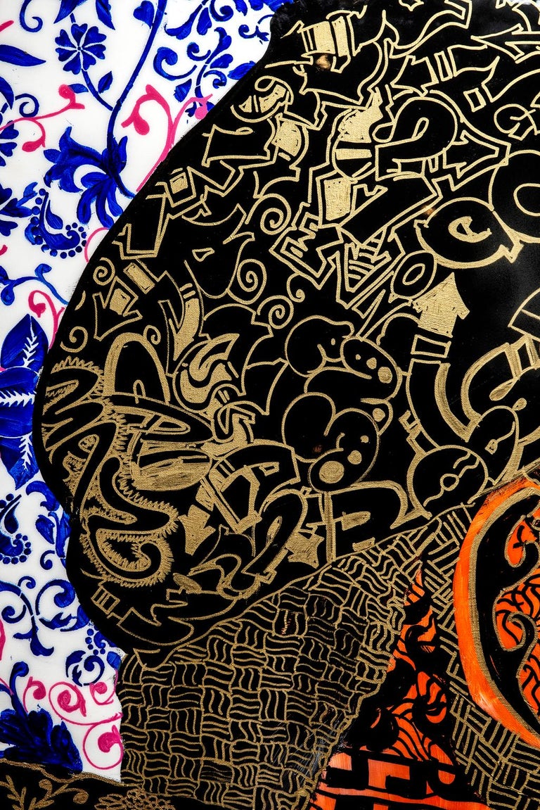 Angry Mob of Peaceful Protestors Roberto Lugo by Roberto Lugo For Sale